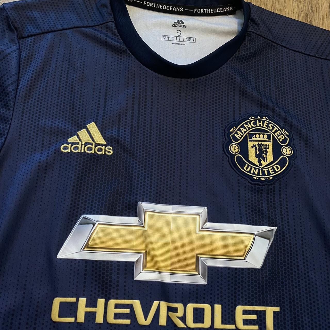 Adidas 2018-19 Manchester United Adidas Away Football Size US S / EU 44-46 / 1 - 3 Thumbnail