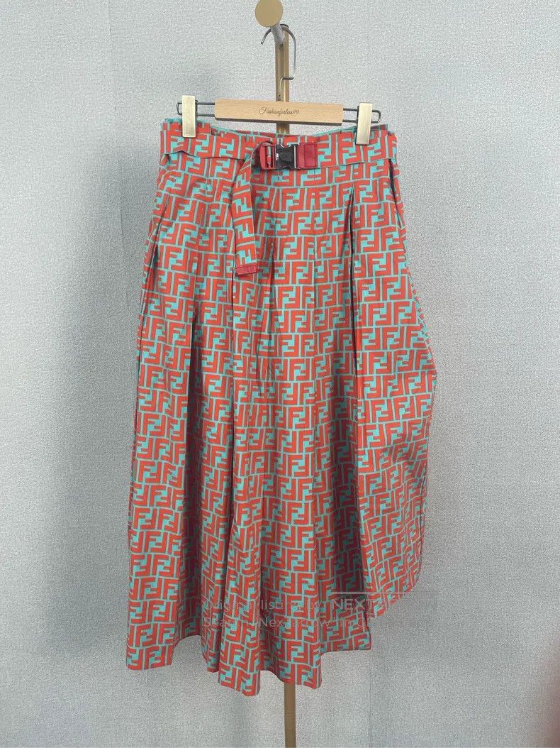 Fendi Fendi Fully printed logo skirt Size 25" / US 0 / IT 36 - 1 Thumbnail