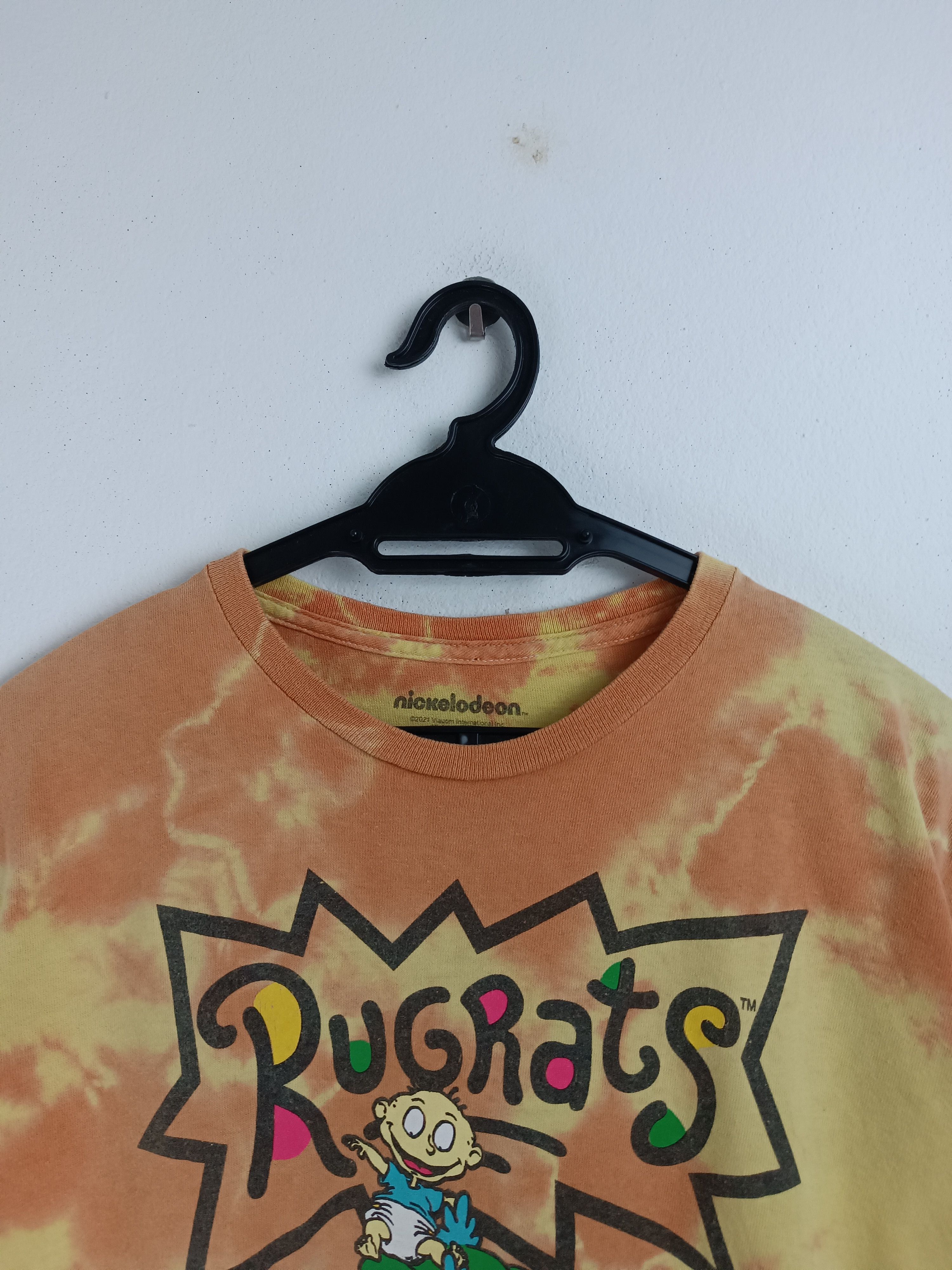 Nickelodeon VINTAGE RUGRATS TIE DYE STYLE TEE hey arnold dinosaur Size US M / EU 48-50 / 2 - 12 Thumbnail