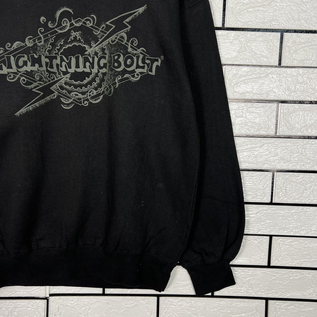 Lightning Bolt 90's LIGHTNING BOLT Big Logo Crewneck Sweatshirt #3996-C182 Size US L / EU 52-54 / 3 - 7 Thumbnail