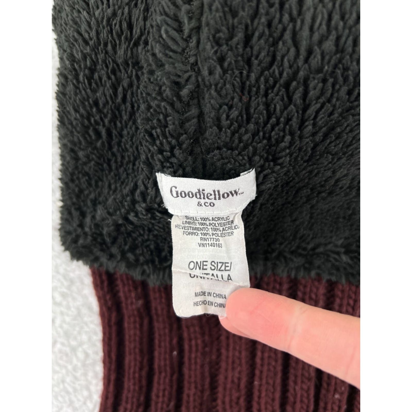 Vintage Goodfellow Beanie Knit Hat Unisex Adults One Size Red Slim Size ONE SIZE - 5 Thumbnail