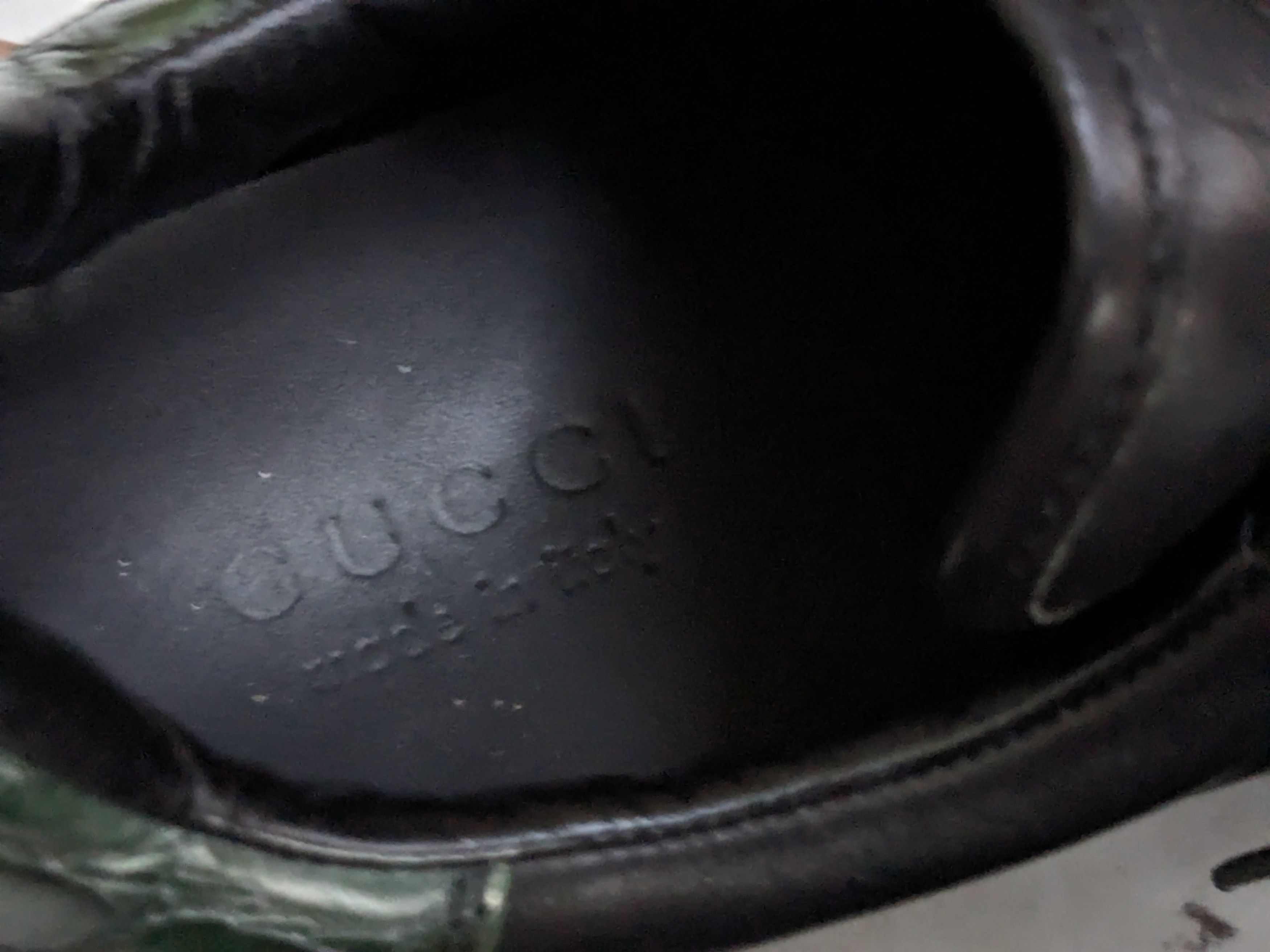 Gucci Gucci Ace Sneakers 9 Black Leather Low Tops Size US 9 / EU 42 - 4 Thumbnail