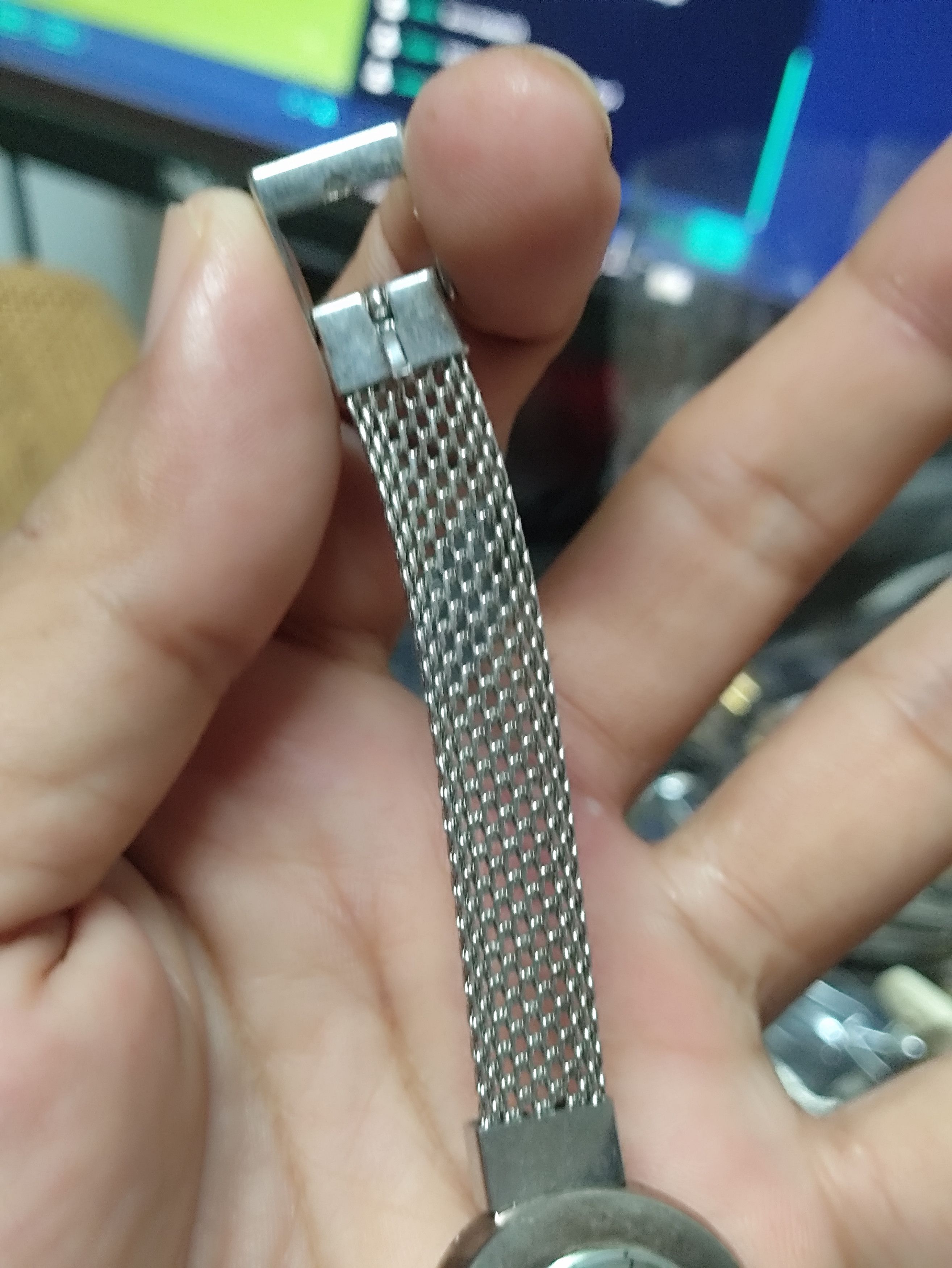 Michel Klein × Vintage MK MICHEL KLEIN LADIES VINTAGE WATCH FULL STEEL Size ONE SIZE - 9 Thumbnail