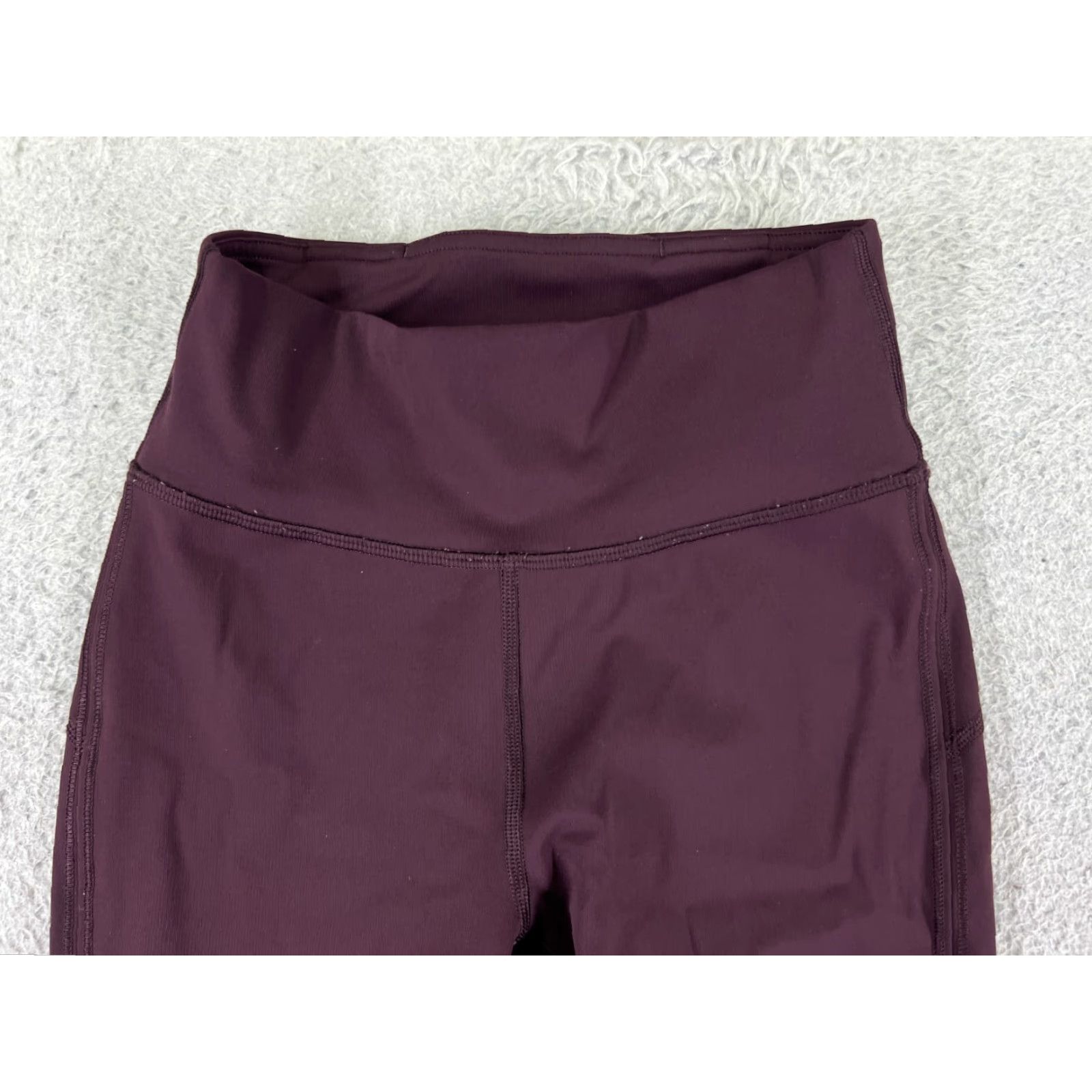 Lululemon Lululemon Crop Pants Women's 2 Red Tied to It Luxtreme Yoga 21" Inseam Athleisure Size 26" / US 2 / IT 38 - 4 Thumbnail