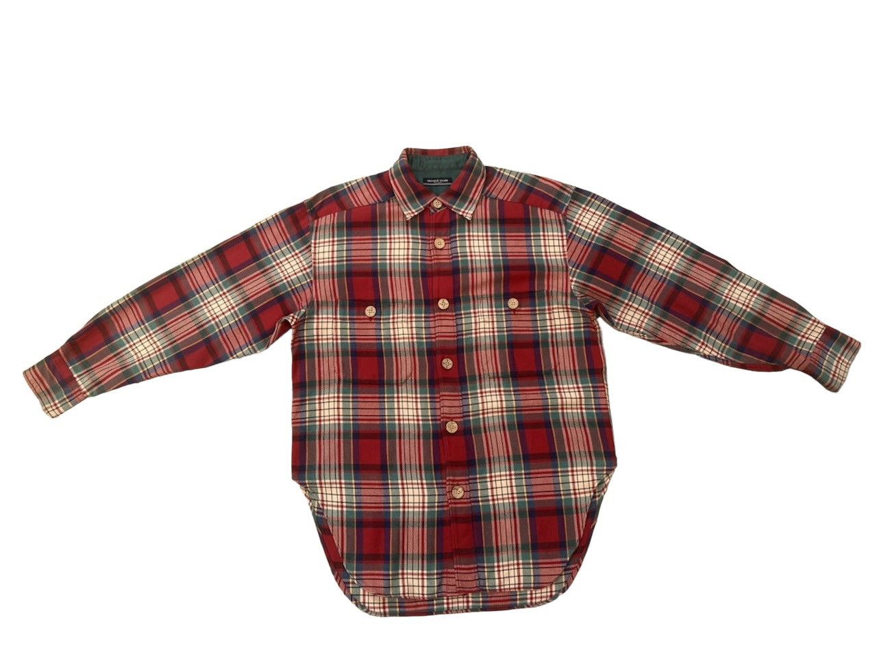 Vintage 90s Nicole Club For Men Plaid Tartan Flannel Shirt