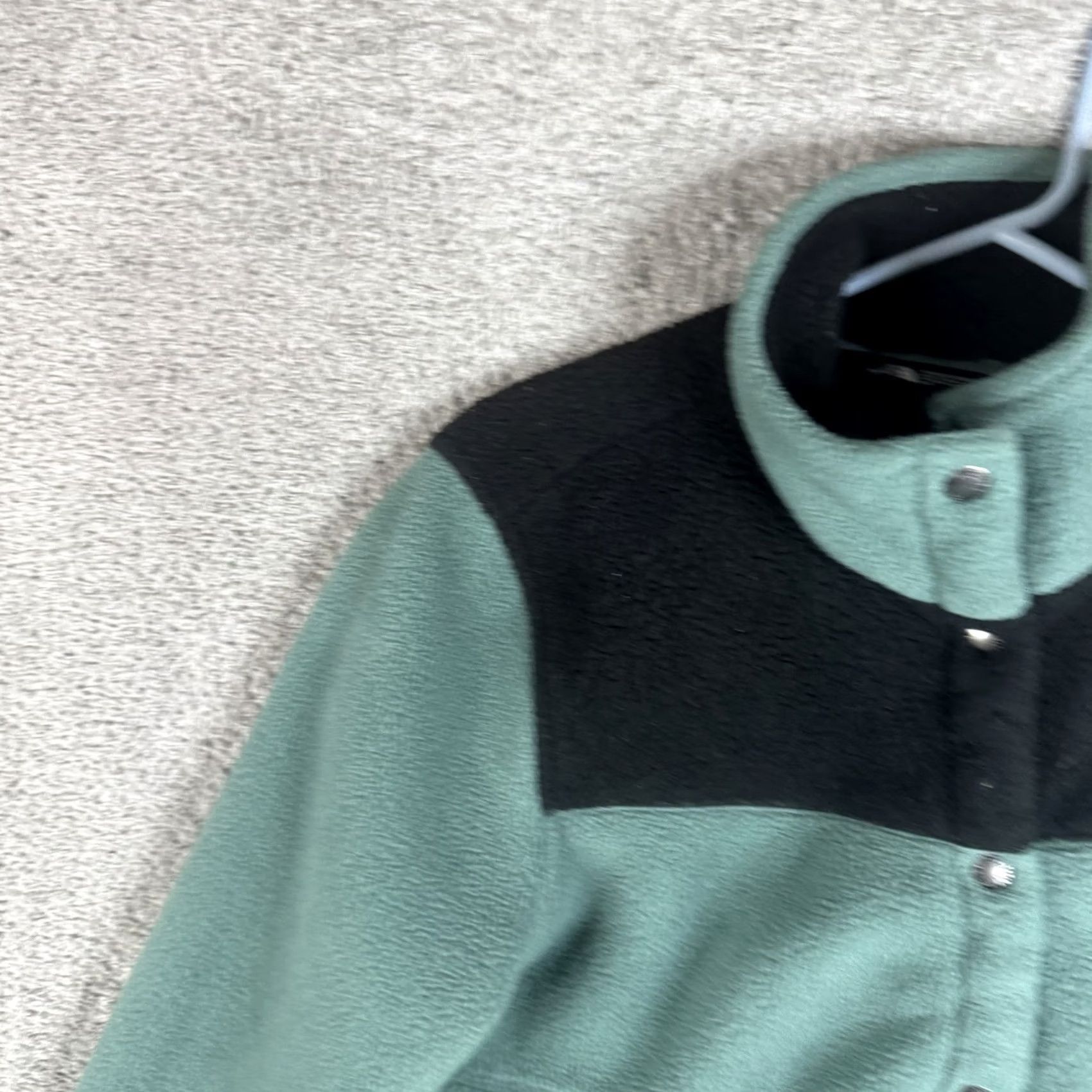 The North Face The North Face Fleece Jacket Womens S Green Snap Front Pockets Outdoor Warm Jacket Size S / US 4 / IT 40 - 5 Thumbnail
