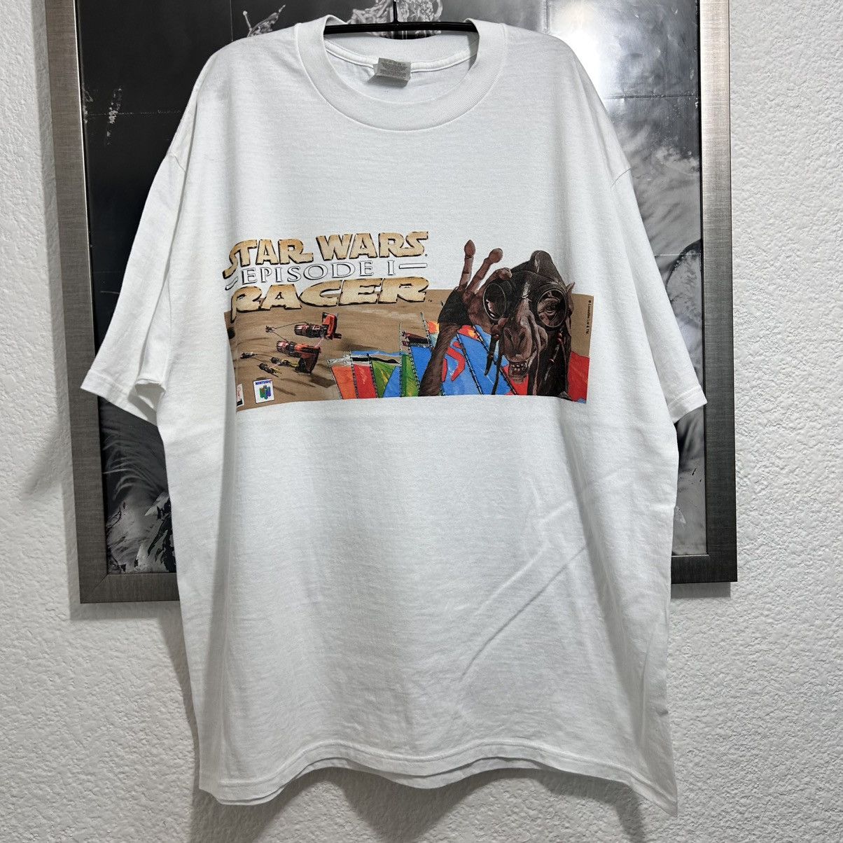 Star Wars × Vintage STAR WARS EPISODE 1 RACER VIDEOGAME VINTAGE SHIRTNINTENDO 64 Size US XL / EU 56 / 4 - 1 Thumbnail