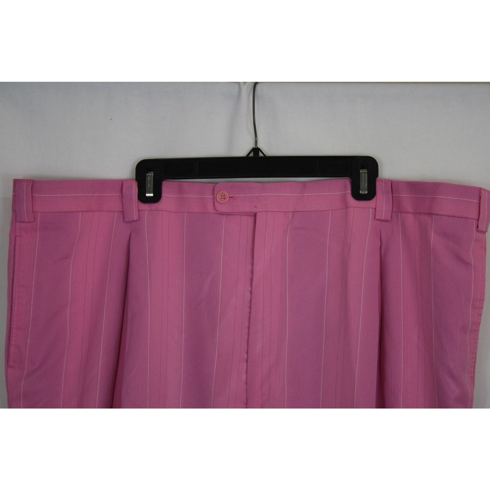Falcone Vintage Falcone Pink Pinstripe Zoot Suit Mens 58L 46x31 Size 54L - 6 Thumbnail