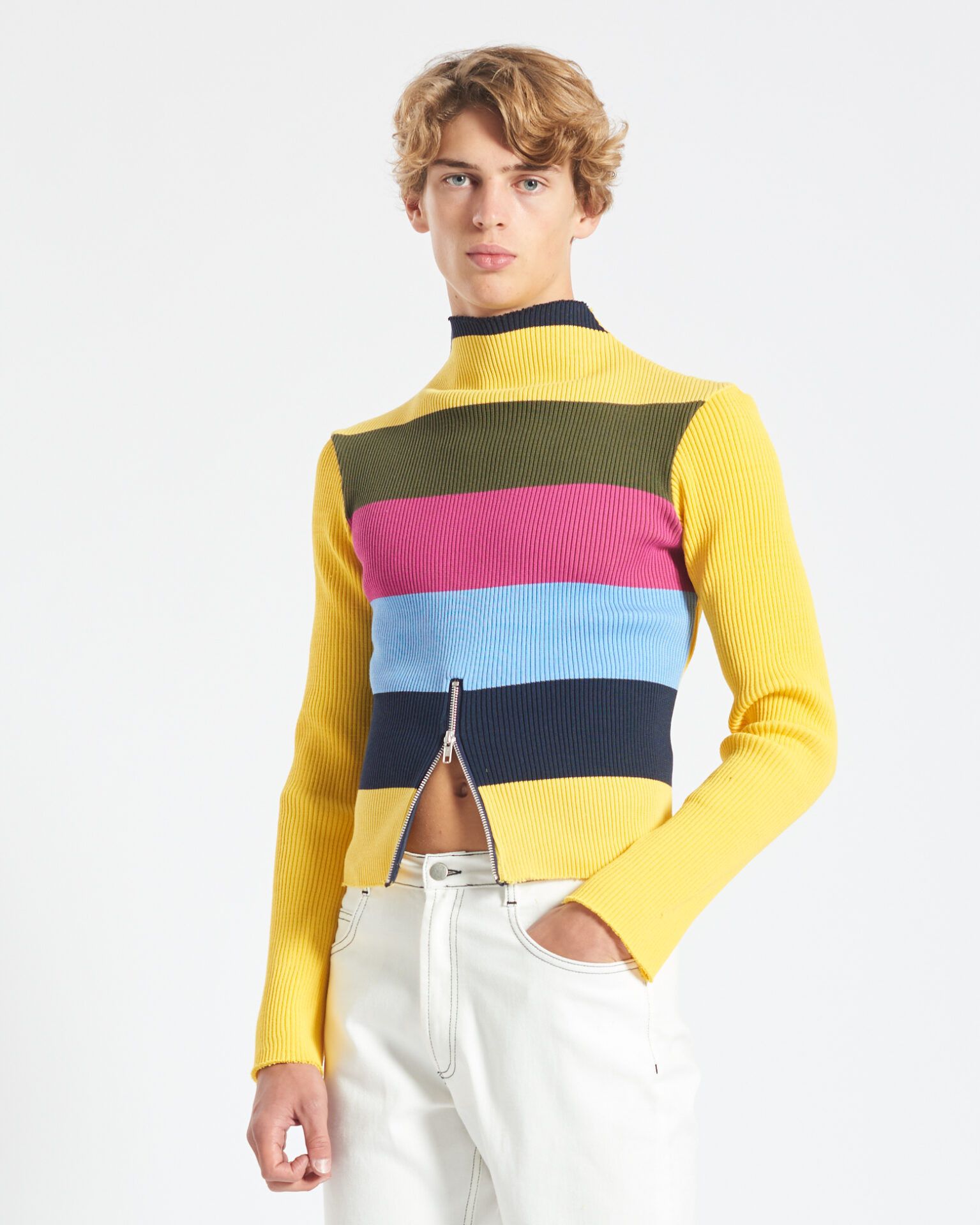 Daniel W. Fletcher DANIEL W FLETCHER SS 21 RIBBED SWEATER Size US M / EU 48-50 / 2 - 1 Thumbnail