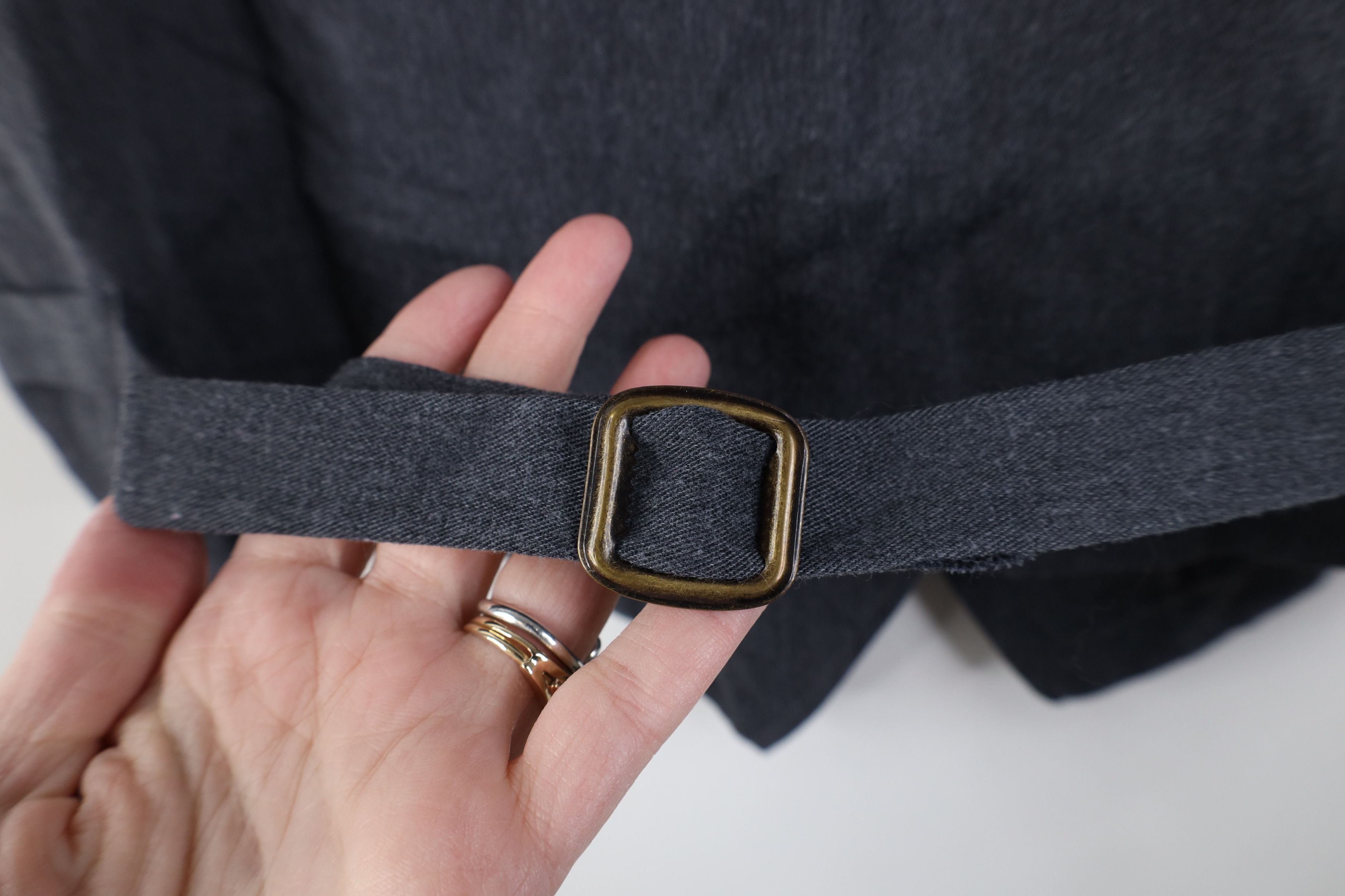 Vintage Vintage 90s Streetwear Gabardine Buckle Back Vest Jacket USA Size L / US 10 / IT 46 - 10 Thumbnail