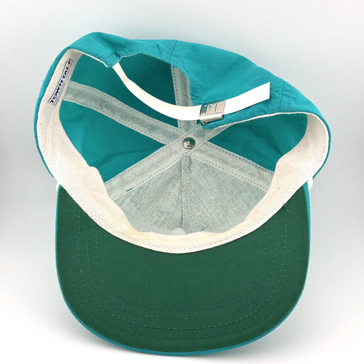 Vintage Vtg Town Talk Santa Clara SCG&T Teal Rope Hat Snapback Cap Size ONE SIZE - 5 Thumbnail