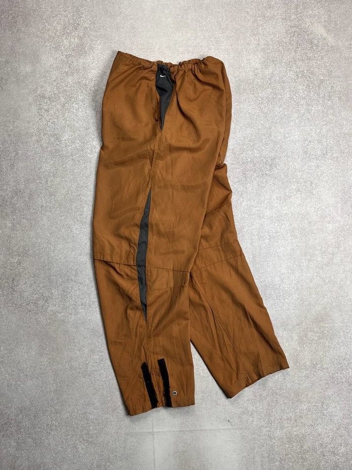 Nike × Vintage Vintage Crazy Nike Swoosh Avantgarde Baggy Track Pants 34 Size US 34 / EU 50 - 1 Thumbnail