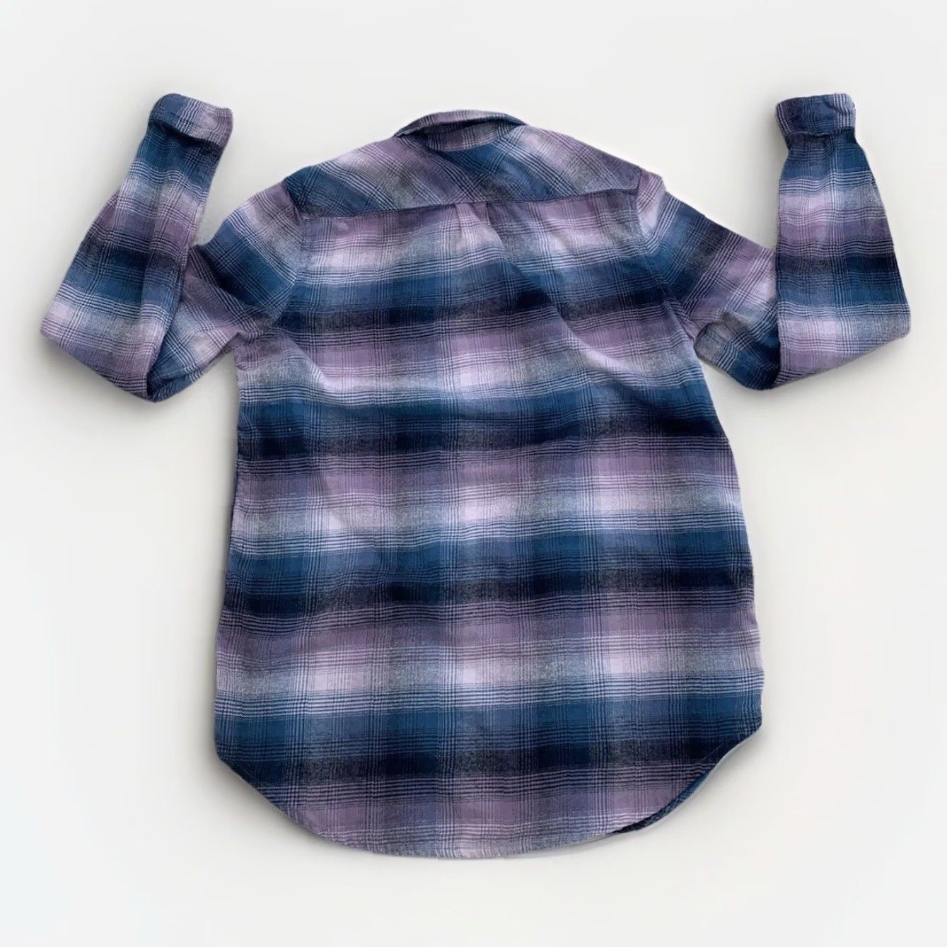 Eddie Bauer VINTAGE Eddie Bauer Purple Blue Lightweight Flannel Shirt Outdoor Hiking Medium Women’s Size M / US 6-8 / IT 42-44 - 5 Thumbnail