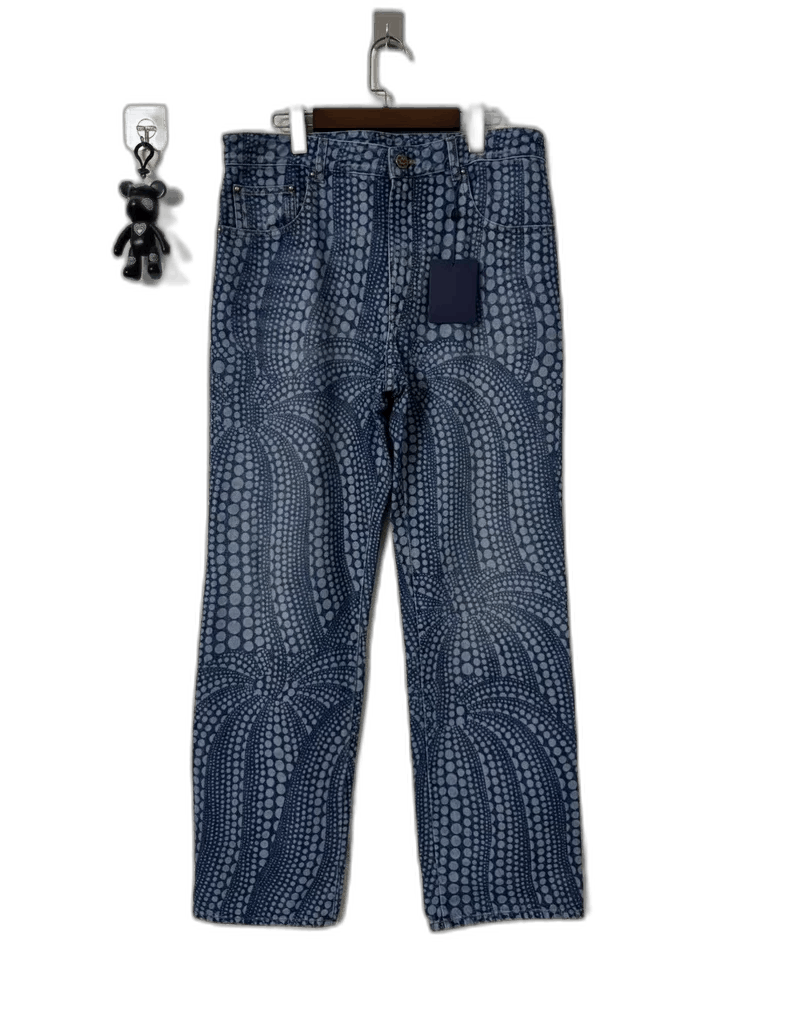 Louis Vuitton Louis Vuitton Dots Print Denim Pants-2506 Size 30" / US 8 / IT 44 - 1 Thumbnail