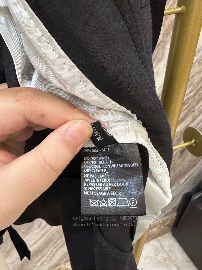 Ann Demeulemeester Ann Demeulemeester Silk Black Double. Size US M / EU 48-50 / 2 - 4 Thumbnail