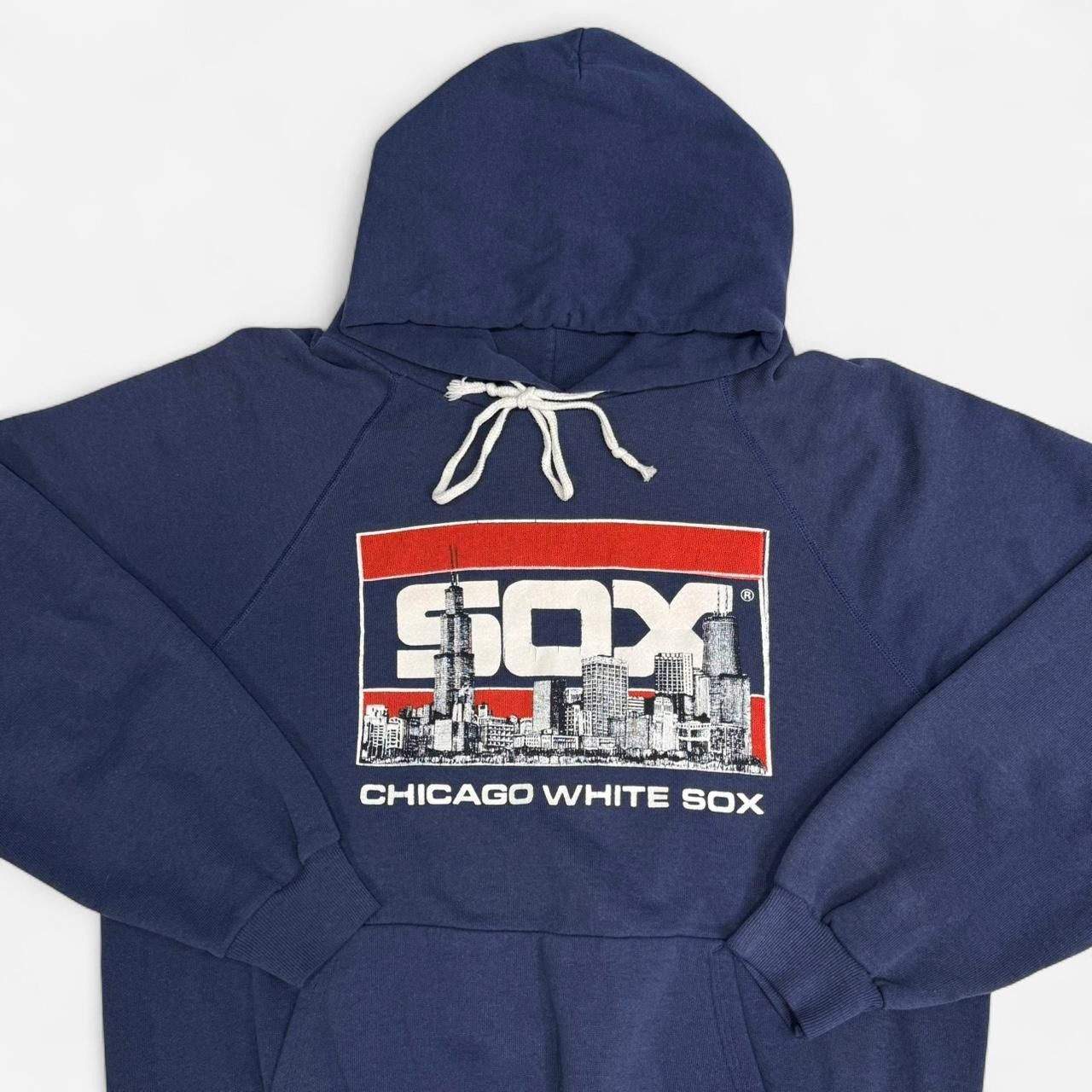 Hanes VTG 80s Chicago White Sox Hoodie Size US L / EU 52-54 / 3 - 2 Thumbnail