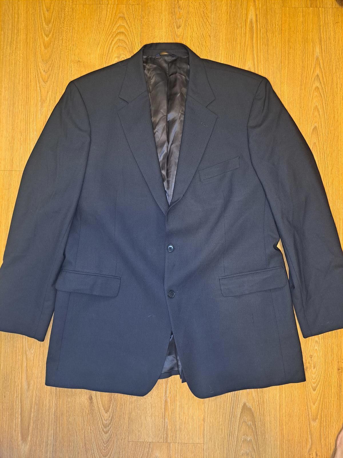 Brooks Brothers Brooks Brothers Suit Jacket Mens 45L Black Wool Stretch Size 44L - 1 Thumbnail