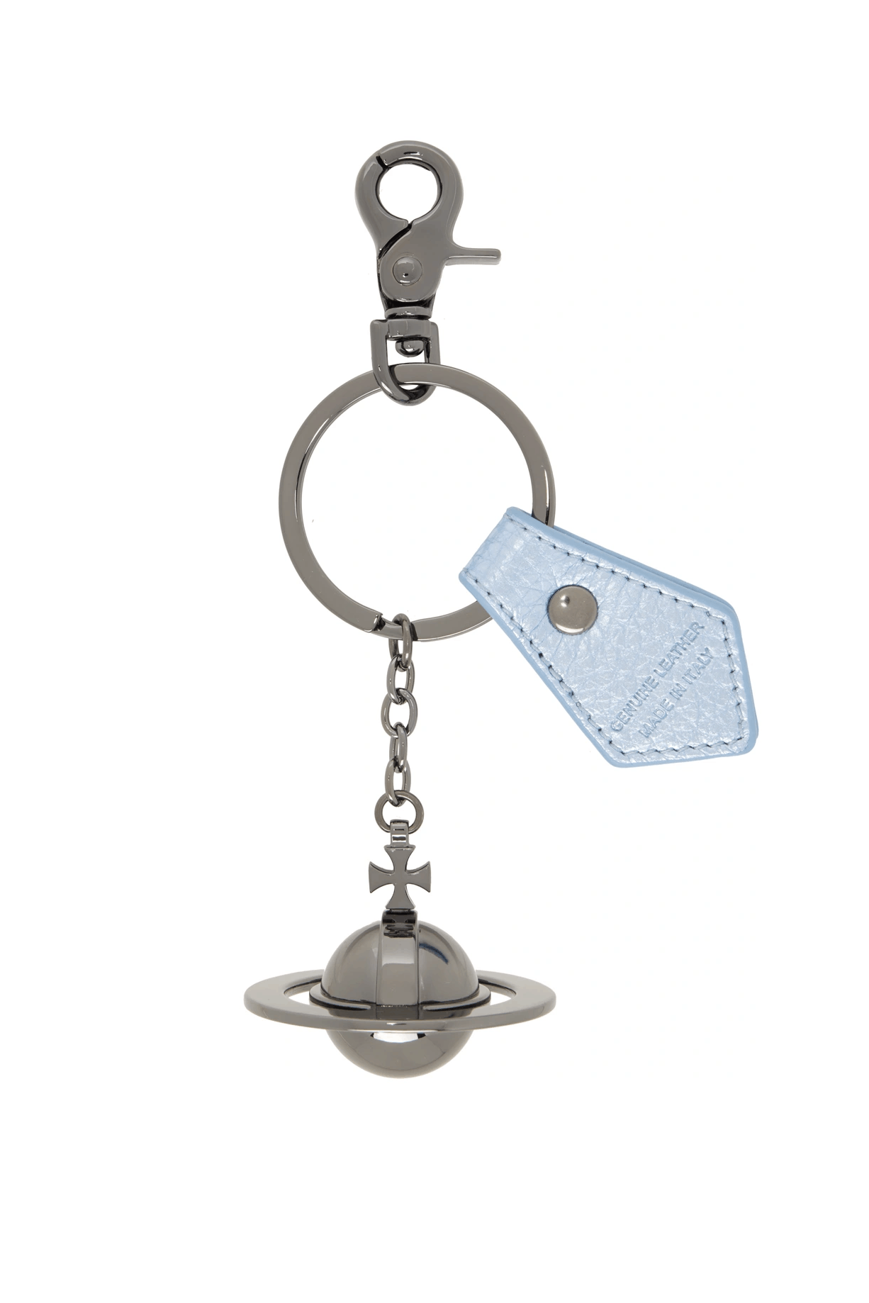 Vivienne Westwood VIVIENNE WESTWOOD Gunmetal 3D Orb Keychain Size ONE SIZE - 2 Thumbnail