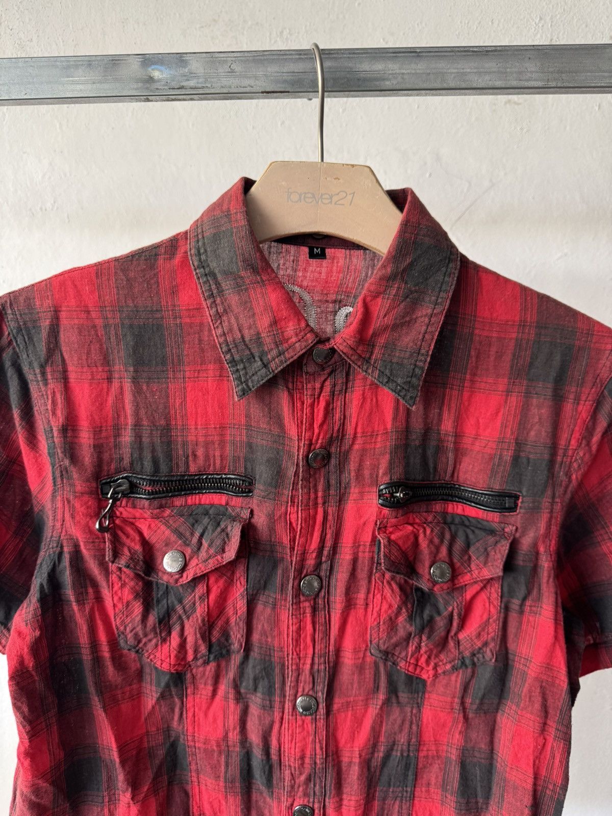 If Six Was Nine In the attic punk poem y2k button shirt Size US M / EU 48-50 / 2 - 6 Thumbnail