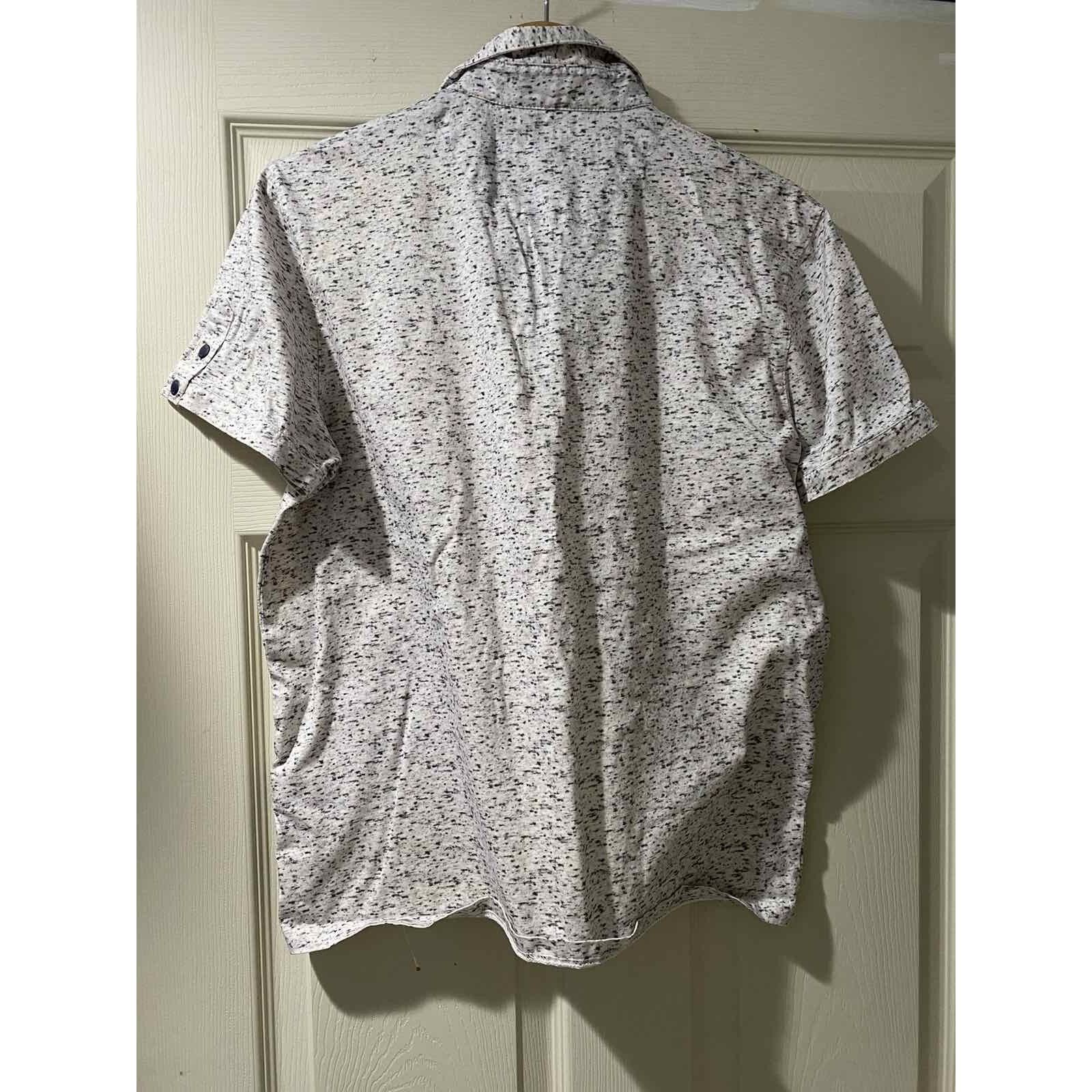 Ted Baker TED BAKER Men's Cotton Polo Shirt Print Gray Size 4 A000963 Size US XL / EU 56 / 4 - 4 Thumbnail