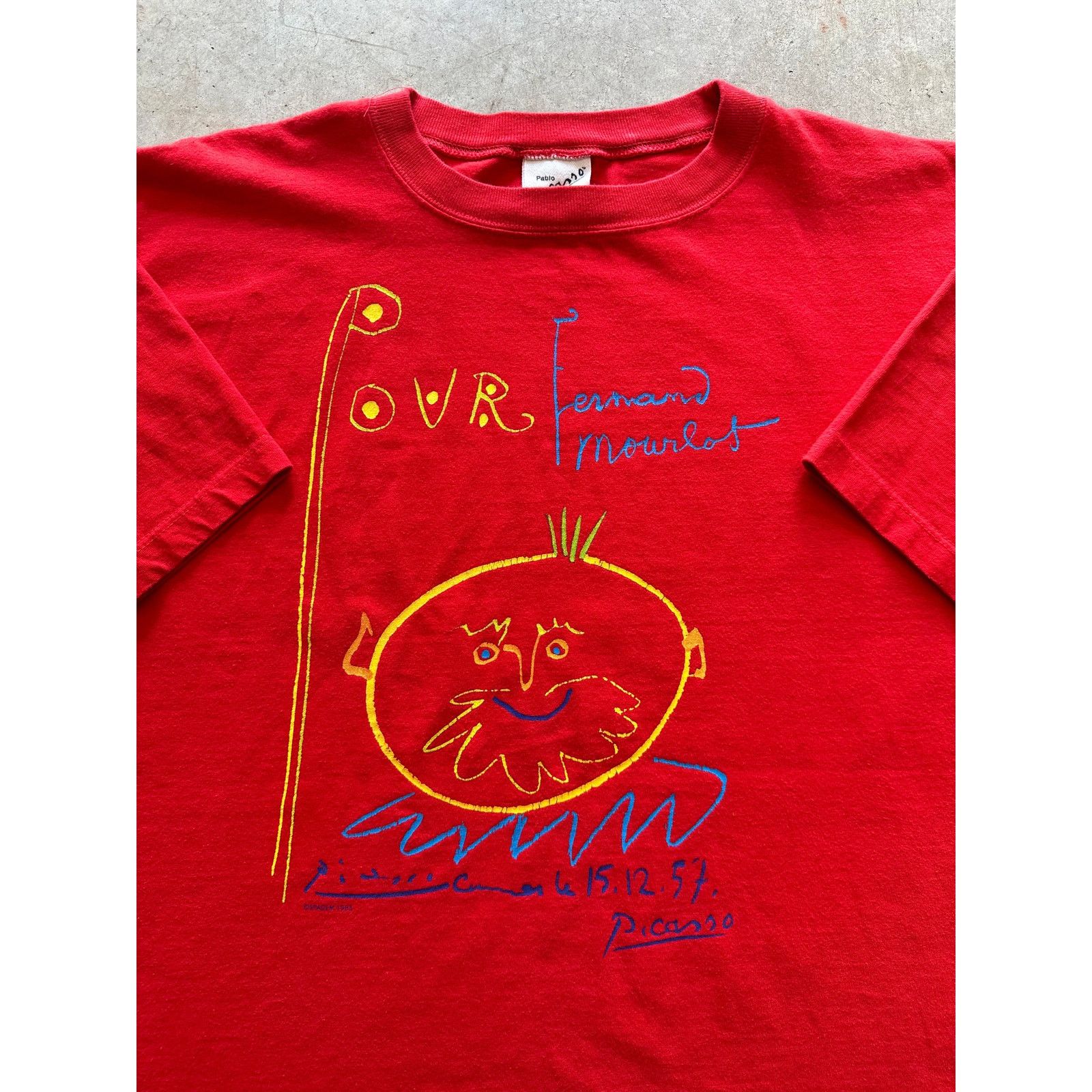 Vintage Vintage Pablo Picasso Fernand Mourlot 95 Graphic T Shirt LG Size US L / EU 52-54 / 3 - 2 Thumbnail