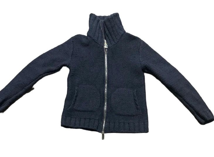 image of Undercover Knitted Jacket in Dark Blue, Men's (Size Small)