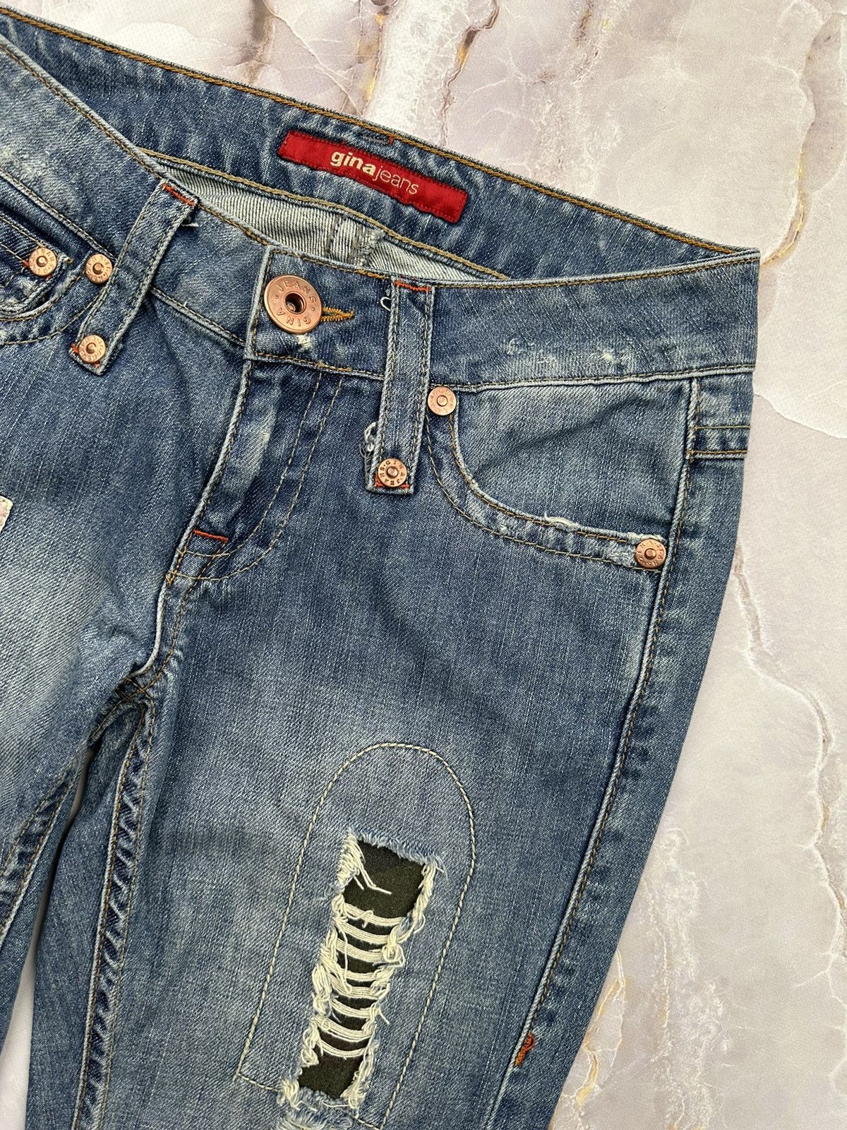 Japanese Brand Vintage Flared Jeans Size 26" / US 2 / IT 38 - 3 Thumbnail