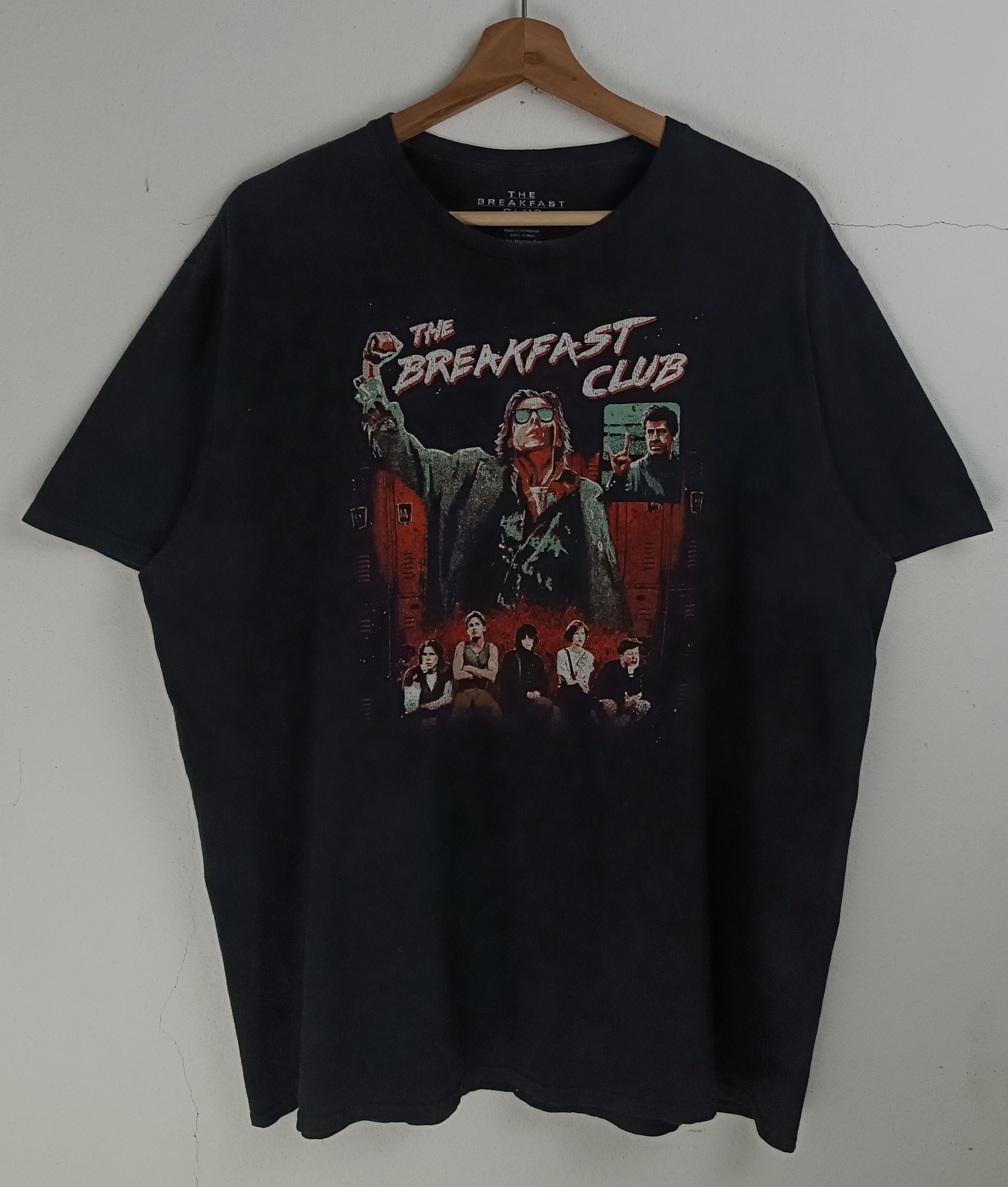 Other VINTAGE FADED THE BREAKFAST CLUB MOVIE TEE classic rom com Size US L / EU 52-54 / 3 - 3 Thumbnail