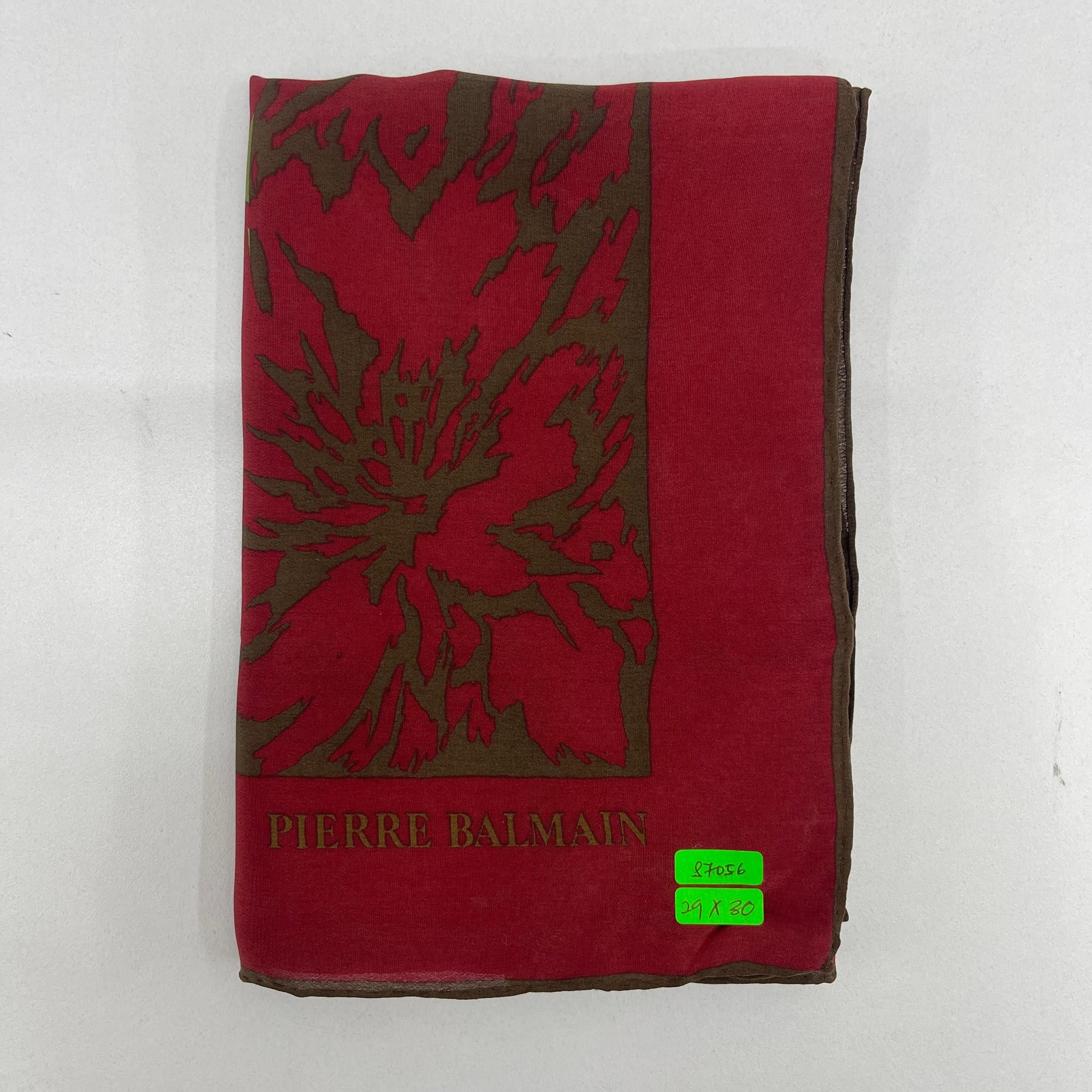 Pierre Balmain Vintage Pierre Balmain Silk Scarves - S7056 Size ONE SIZE - 10 Thumbnail