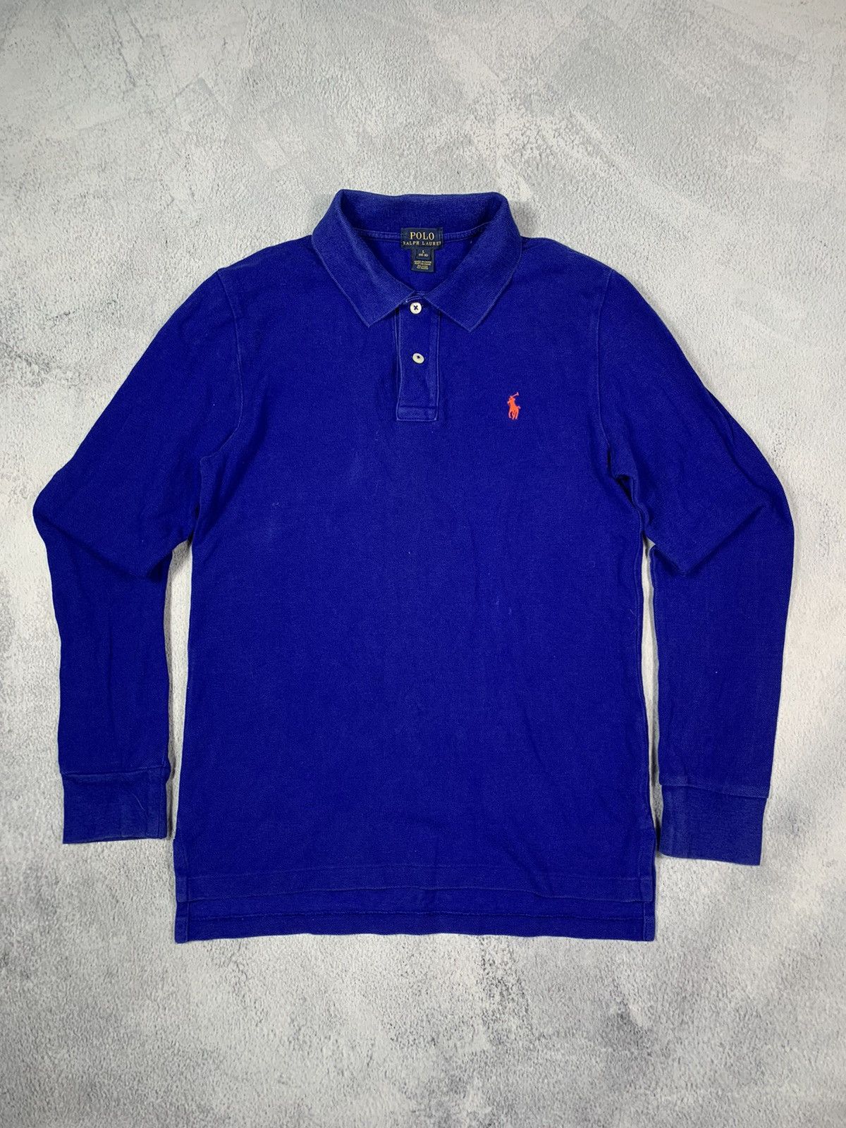 Polo Ralph Lauren × Vintage Vintage 90s Ralph Lauren 1/4 polo long sleeve size L Size L / US 10 / IT 46 - 1 Thumbnail