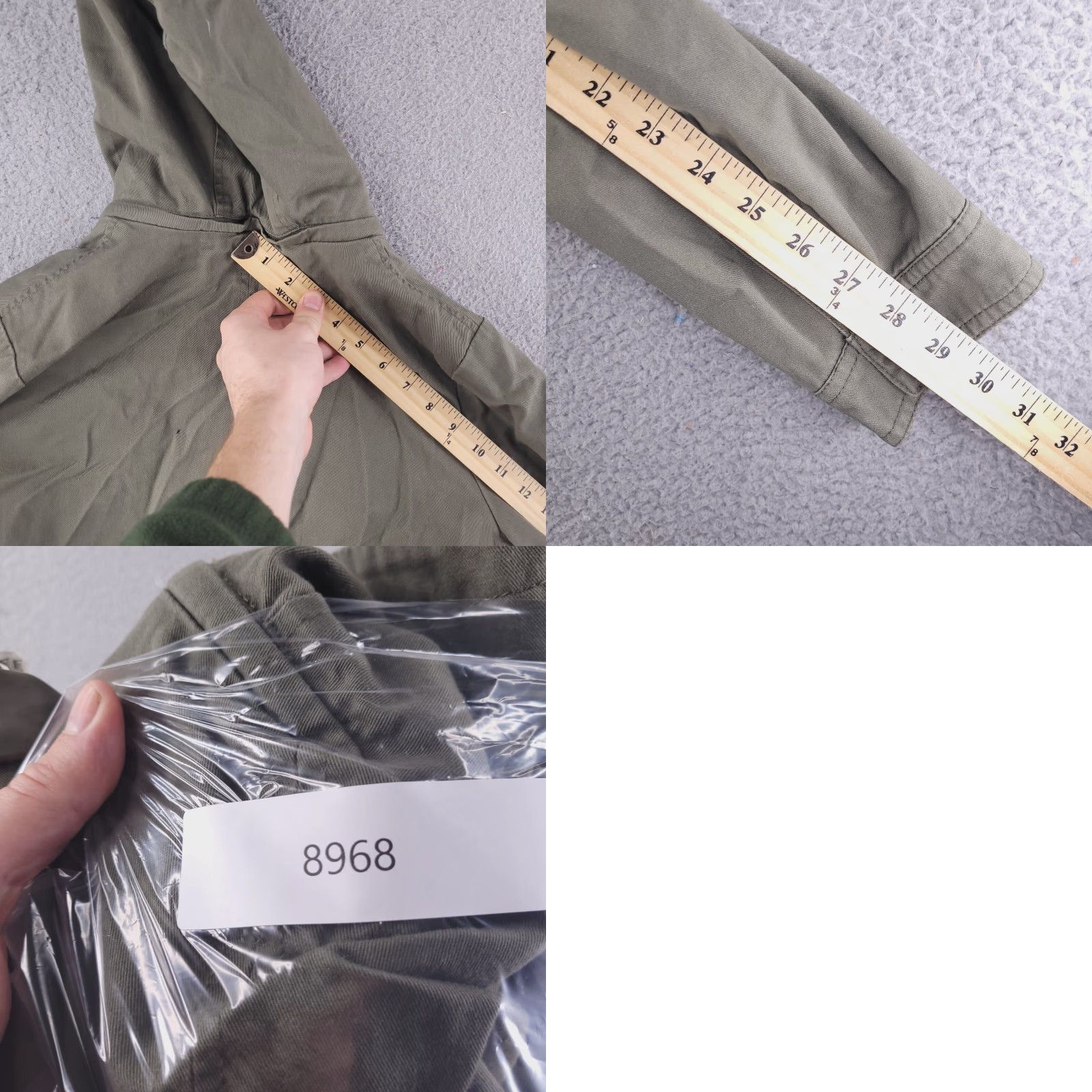 Forever 21 Forever 21 Jacket Womens Large Olive Green Military Overcoat Zip Size L / US 10 / IT 46 - 9 Thumbnail