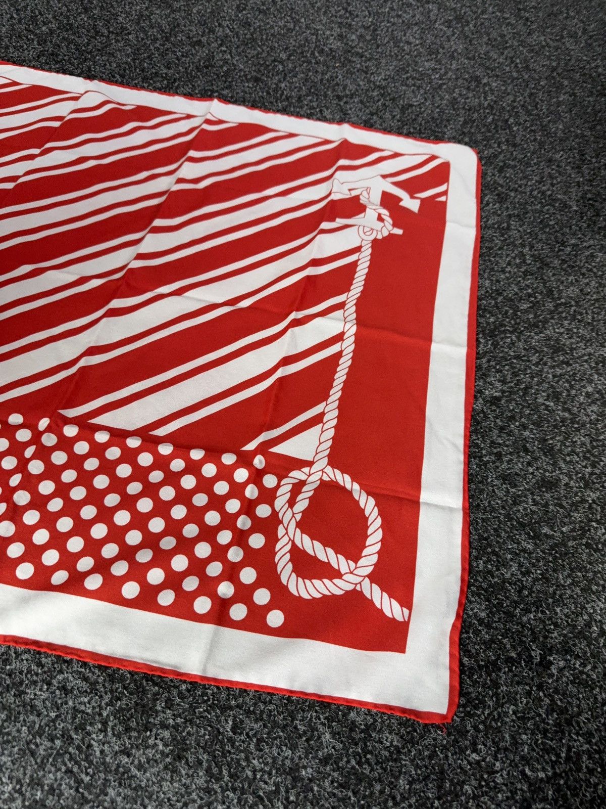 Designer × Japanese Brand × Vintage Vintage 90s Marine Italy Scarf art rare Size ONE SIZE - 8 Thumbnail