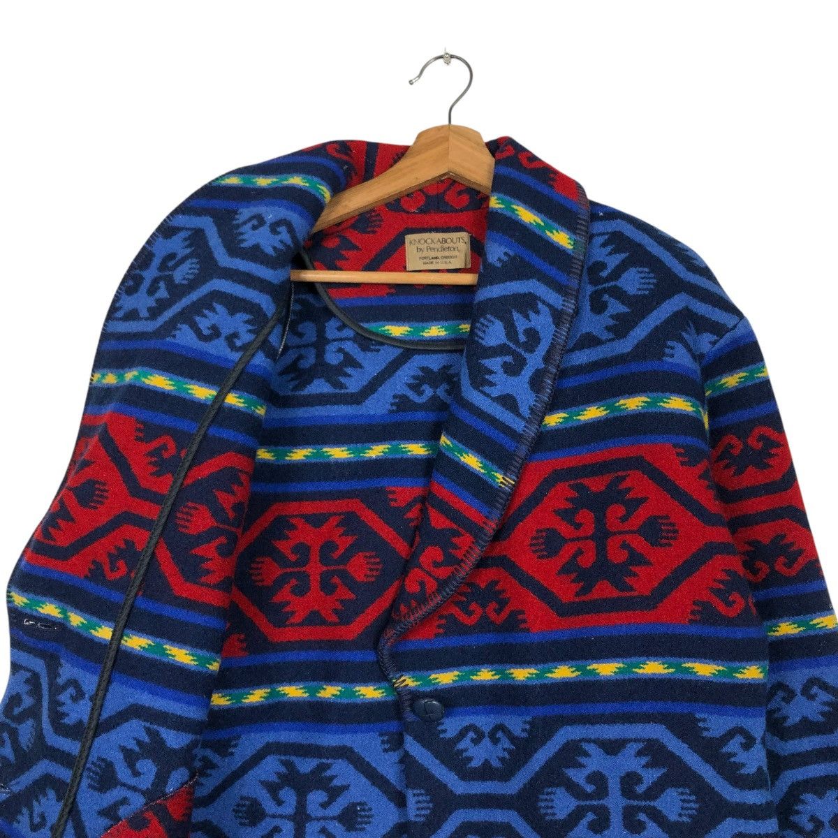 Pendleton 🔥VINTAGE WOOL JACKET KNOCKABOUTS PENDLETON MADE IN USA Size US S / EU 44-46 / 1 - 14 Thumbnail