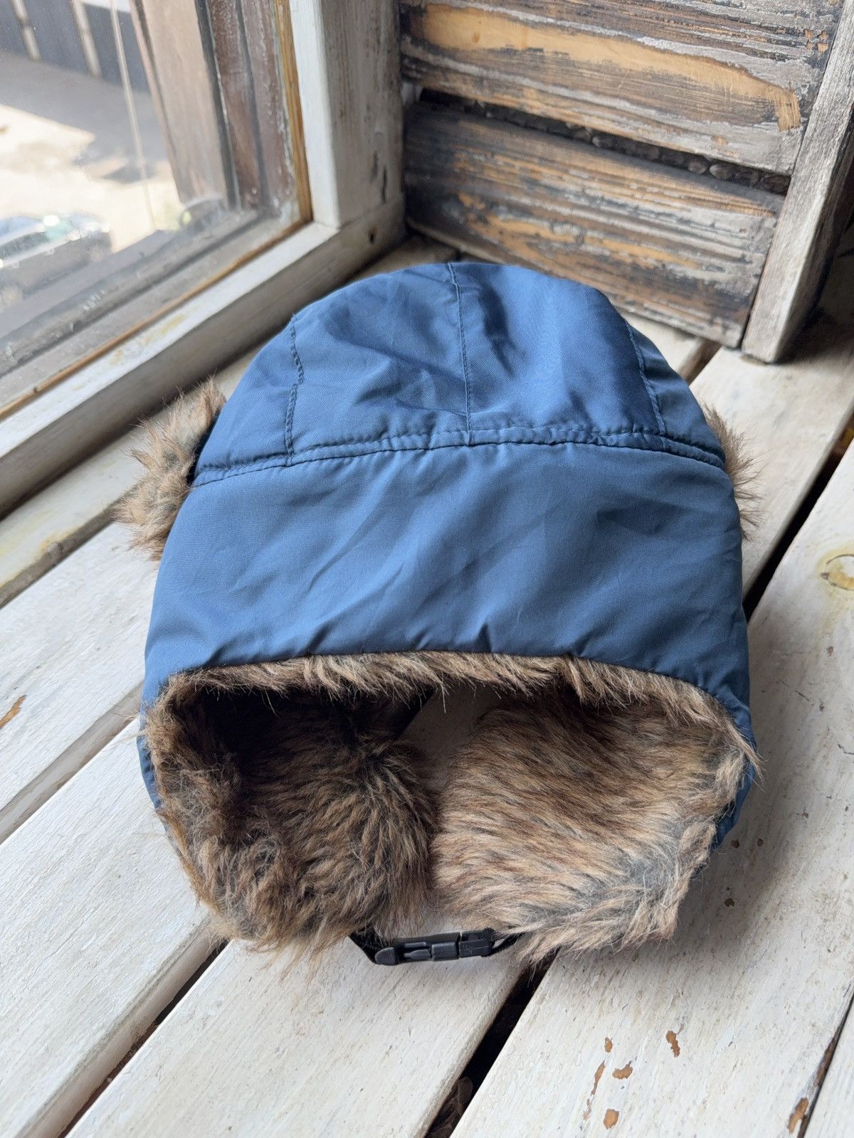 Japanese Brand × Vintage Y2K Vintage Fuzzy Hat Mohair knit Ushanka Beauty Beast Size ONE SIZE - 4 Thumbnail