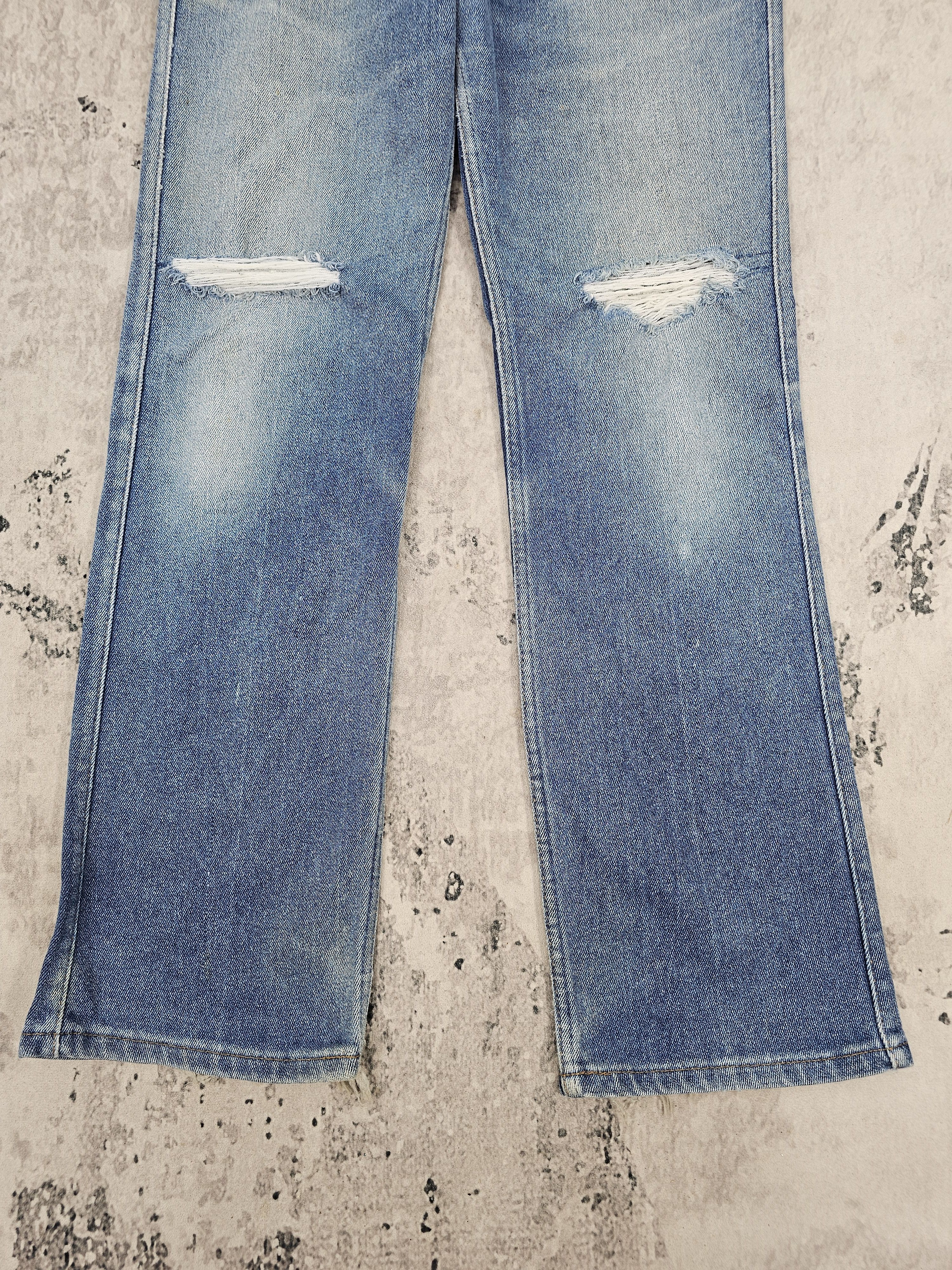 Levi's Vintage LEVIS 517 Ripped Bootcut Flare Strech Jeans L0447 Size US 34 / EU 50 - 4 Thumbnail