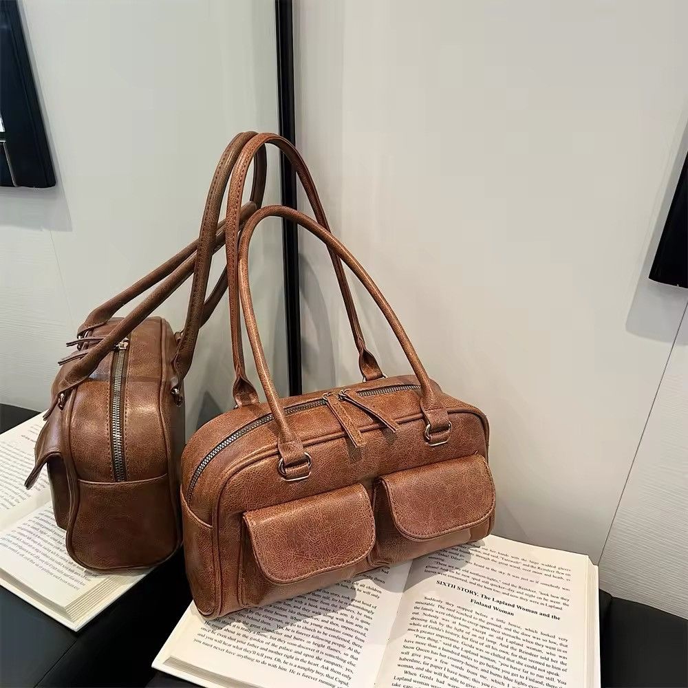 Japanese Brand × Leather Multi Pockets Leather Shoulder Bag Size ONE SIZE - 3 Thumbnail