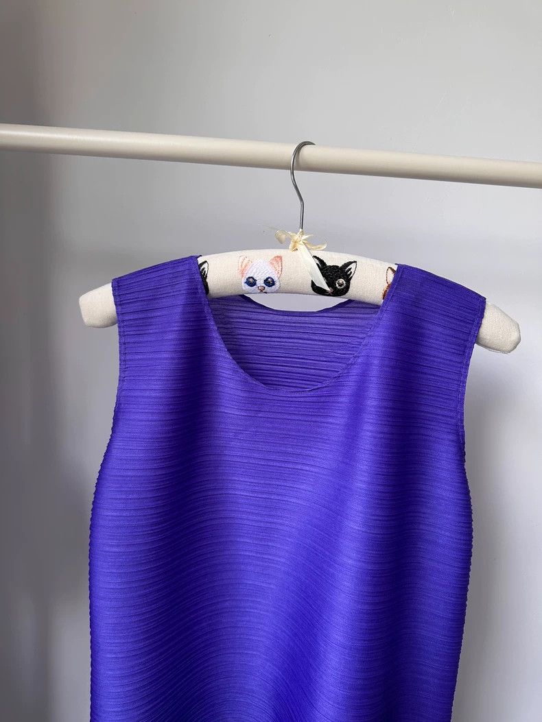 Issey Miyake Issey Miyake size:3 Blue and purple horizontal stripe spri Size XS / US 0-2 / IT 36-38 - 2 Thumbnail