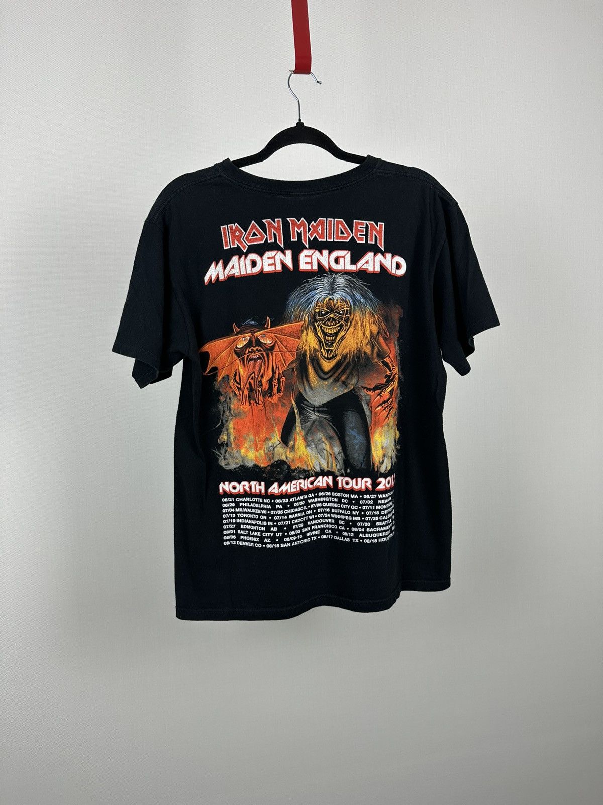 Vintage Iron Maiden - North American Tour ©2012ironmaiden Size US M / EU 48-50 / 2 - 9 Thumbnail