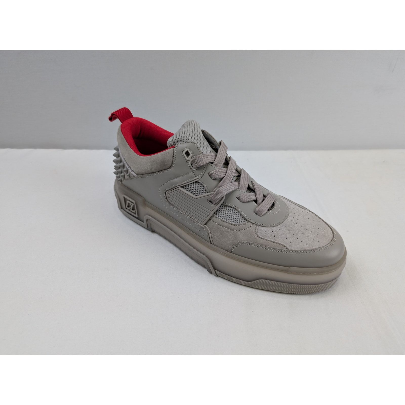 Christian Louboutin o1rshd1 Astroloubi Flat Shoe Sneakers in Grey 44 Size US 11 / EU 44 - 3 Thumbnail