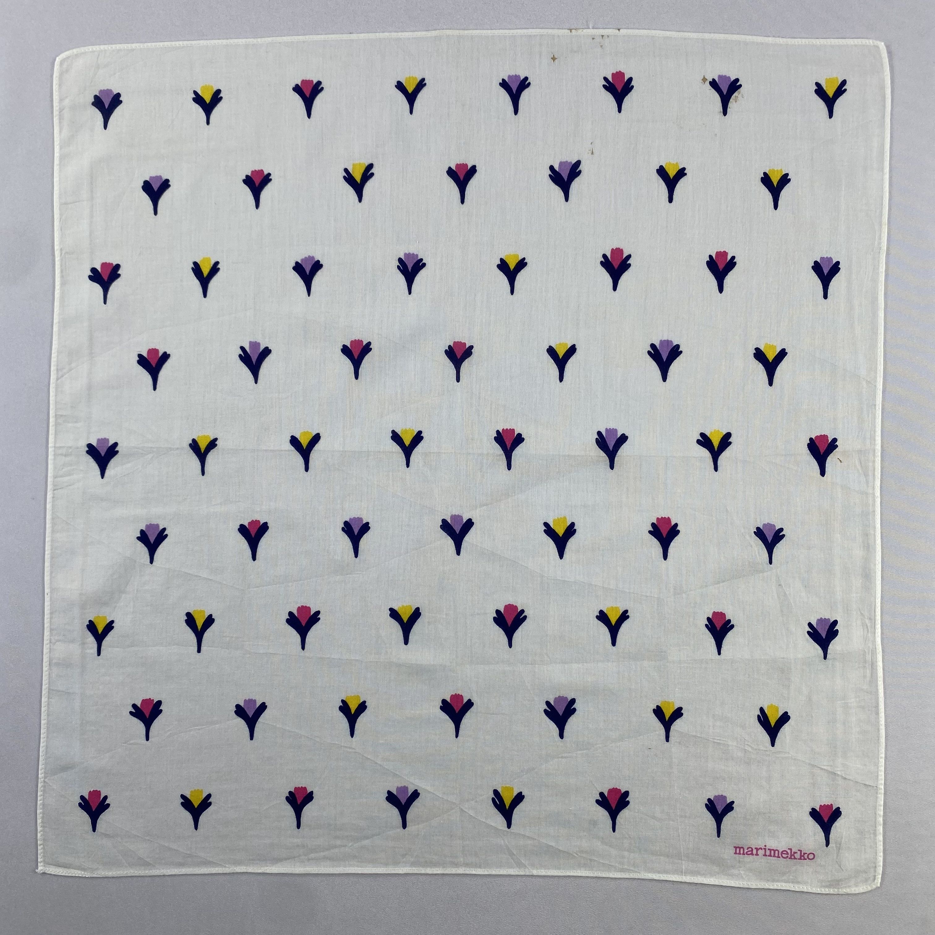 Marimekko × Vintage Marimekko Handkerchief / Neckerchief / Bandana-P1074 Size ONE SIZE - 1 Thumbnail