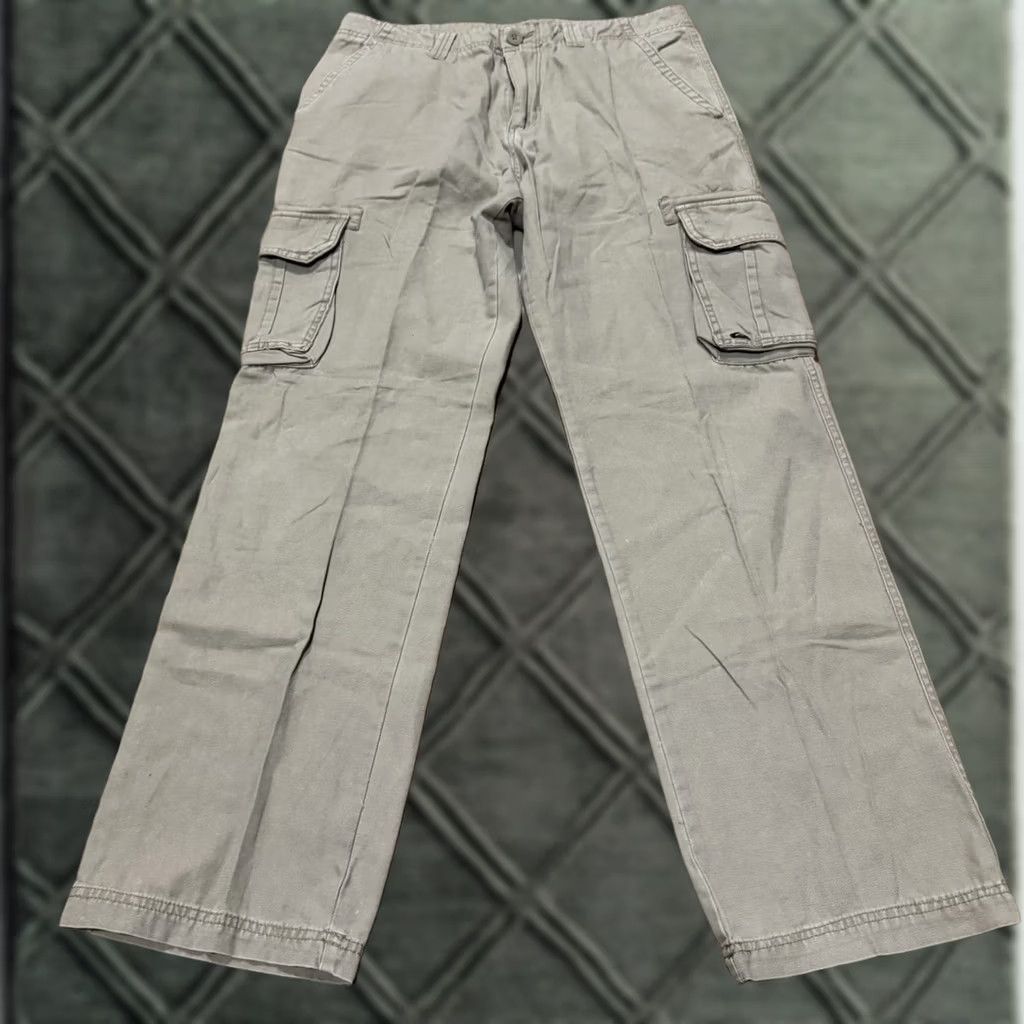 Quiksilver VTG Quiksilver Pants Mens 32x31 Baggy Cargo Skater Surfer Y2K 90s Pipes Grunge Pants Size US 32 / EU 48 - 1 Thumbnail