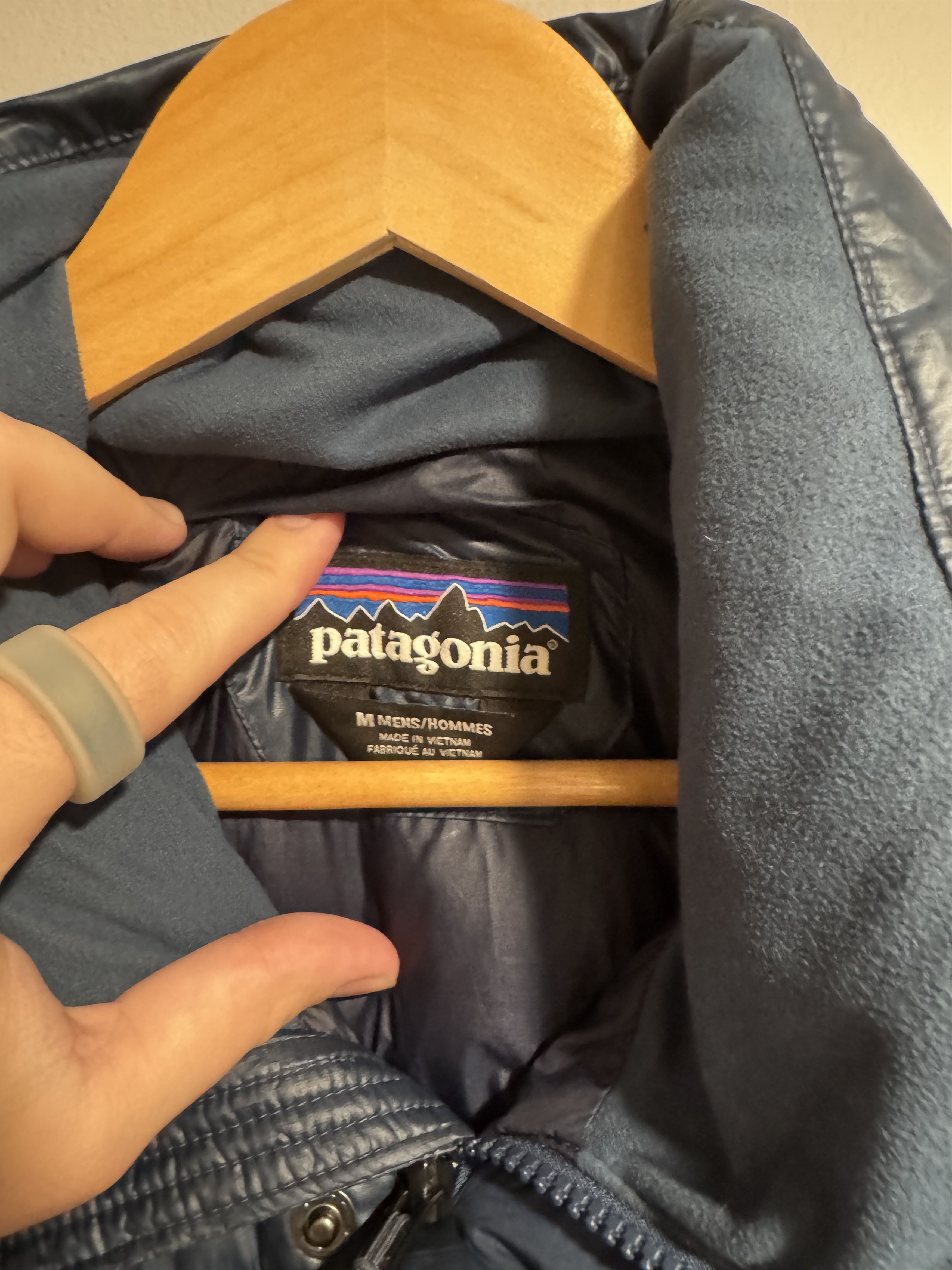 Patagonia Patagonia Men's M Wendigo Down Jacket STY84903FA18 Navy Blue Size US M / EU 48-50 / 2 - 4 Thumbnail