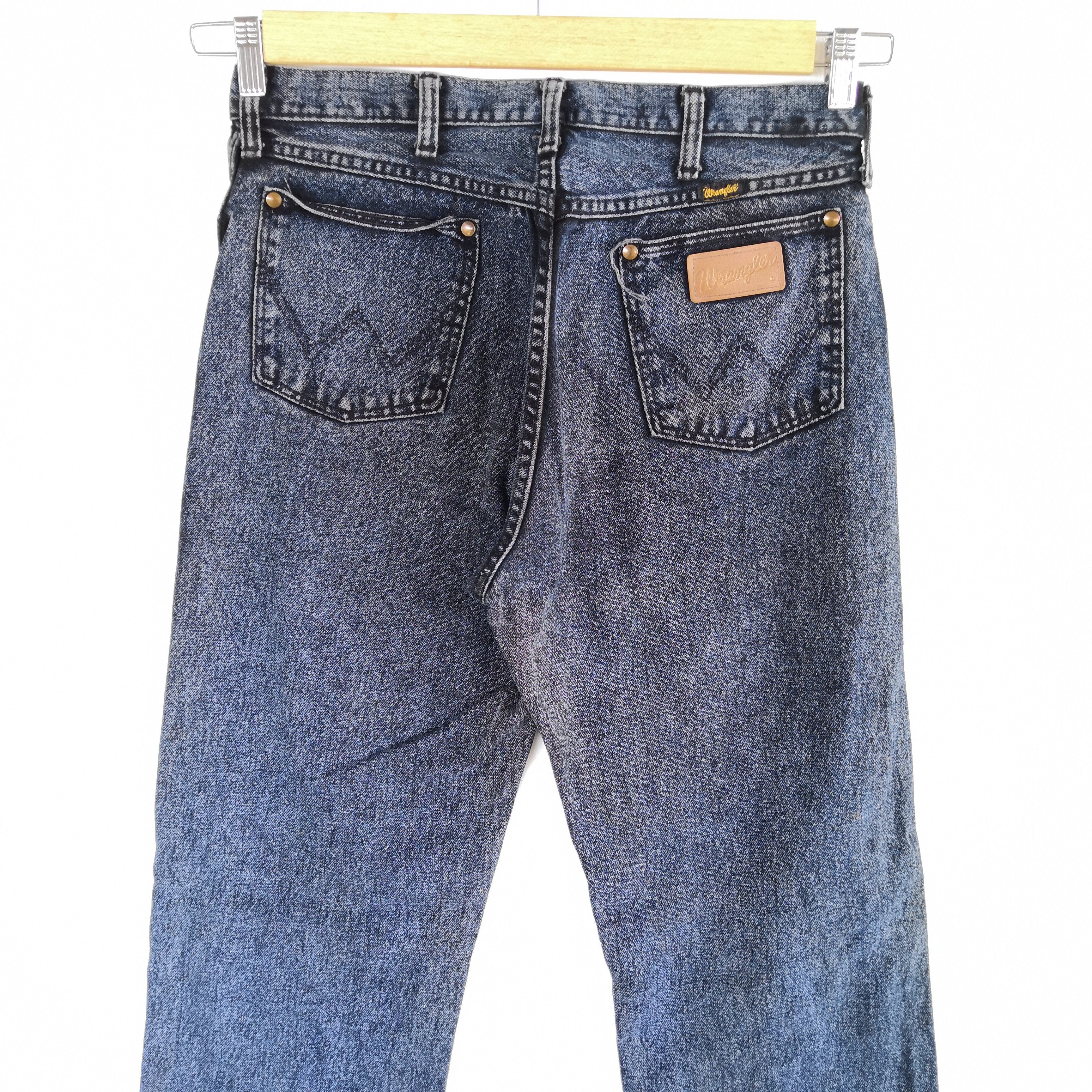 Wrangler Vintage 90s Wrangler Faded Denim Stone Wash Jeans Size US 32 / EU 48 - 4 Thumbnail
