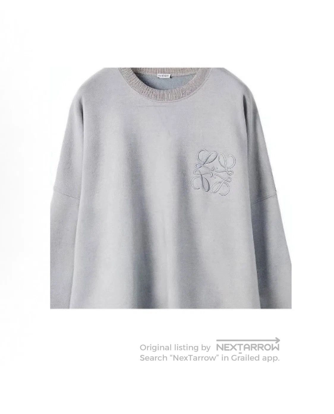 Loewe LOEWE FW21 Embroidered Crewneck Sweatshirt. Size US M / EU 48-50 / 2 - 3 Thumbnail
