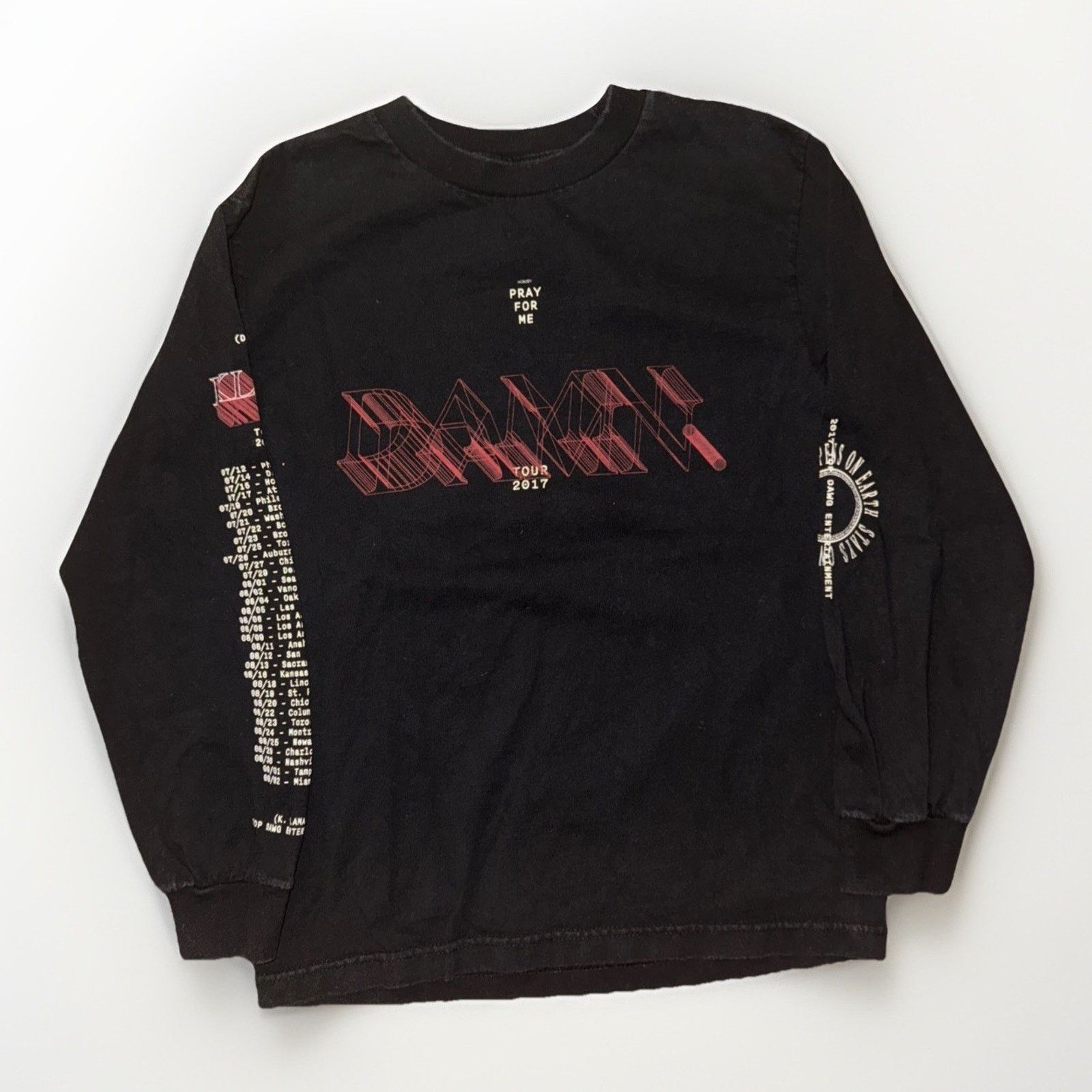 Band Tees × Vintage Kendrick Lamar DAMN Long Sleeve T-Shirt Black S 16x23 Size US S / EU 44-46 / 1 - 3 Thumbnail
