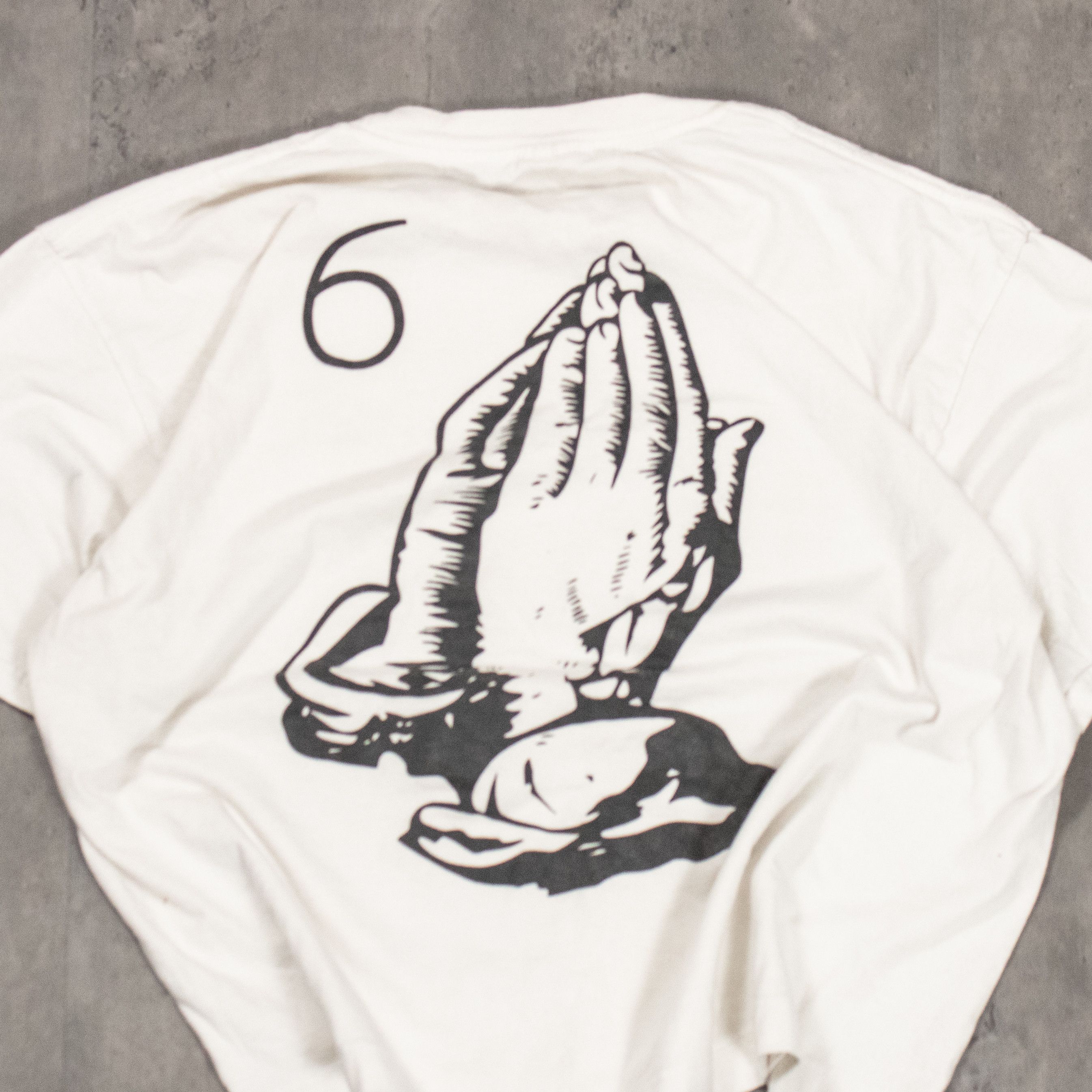 Drake Drake 6 God IYRTITL Cropped & Boxy White T-Shirt Size US L / EU 52-54 / 3 - 4 Thumbnail