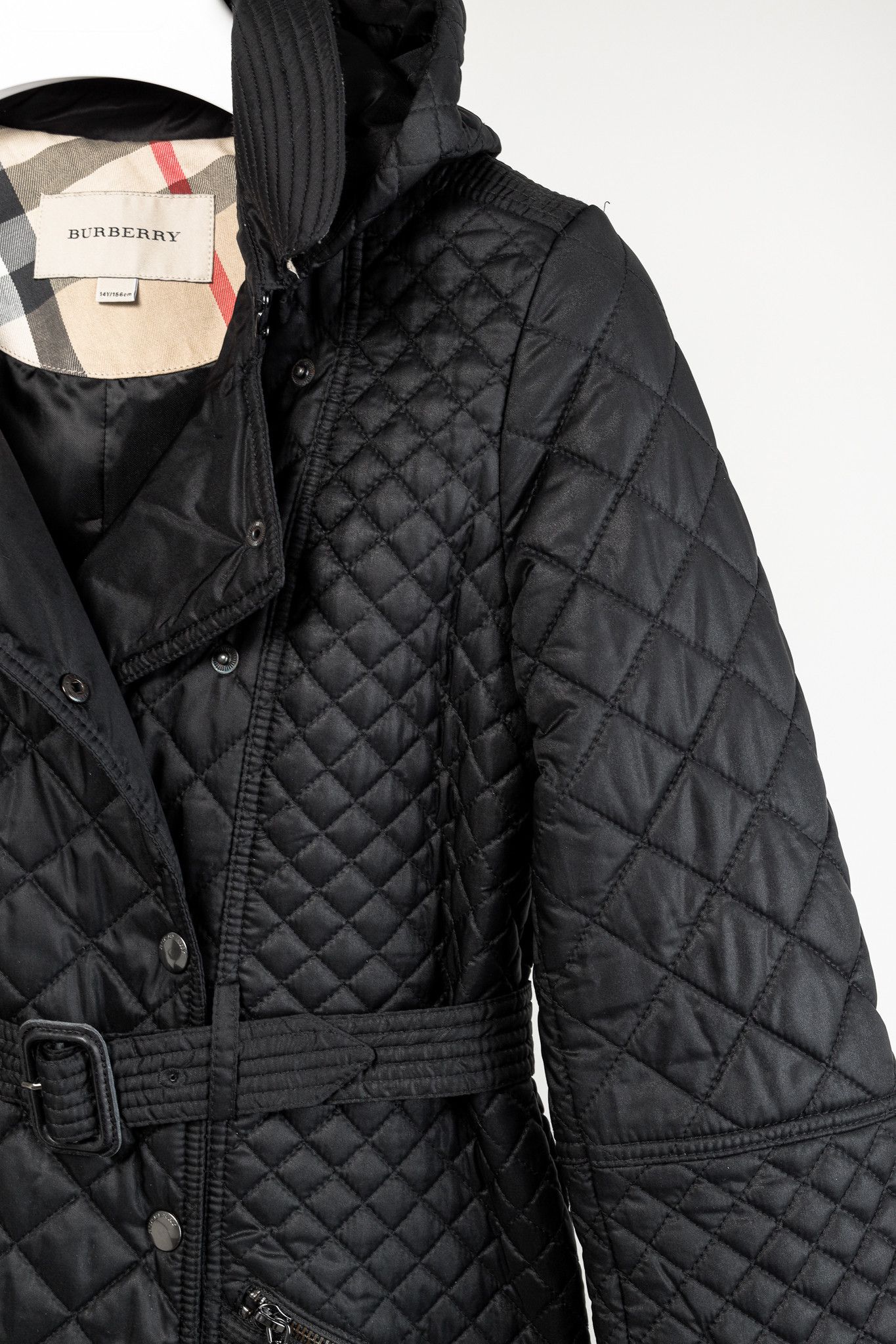 Burberry Burberry Black Quilted Insulated Trench Coat Size XS / US 0-2 / IT 36-38 - 5 Thumbnail