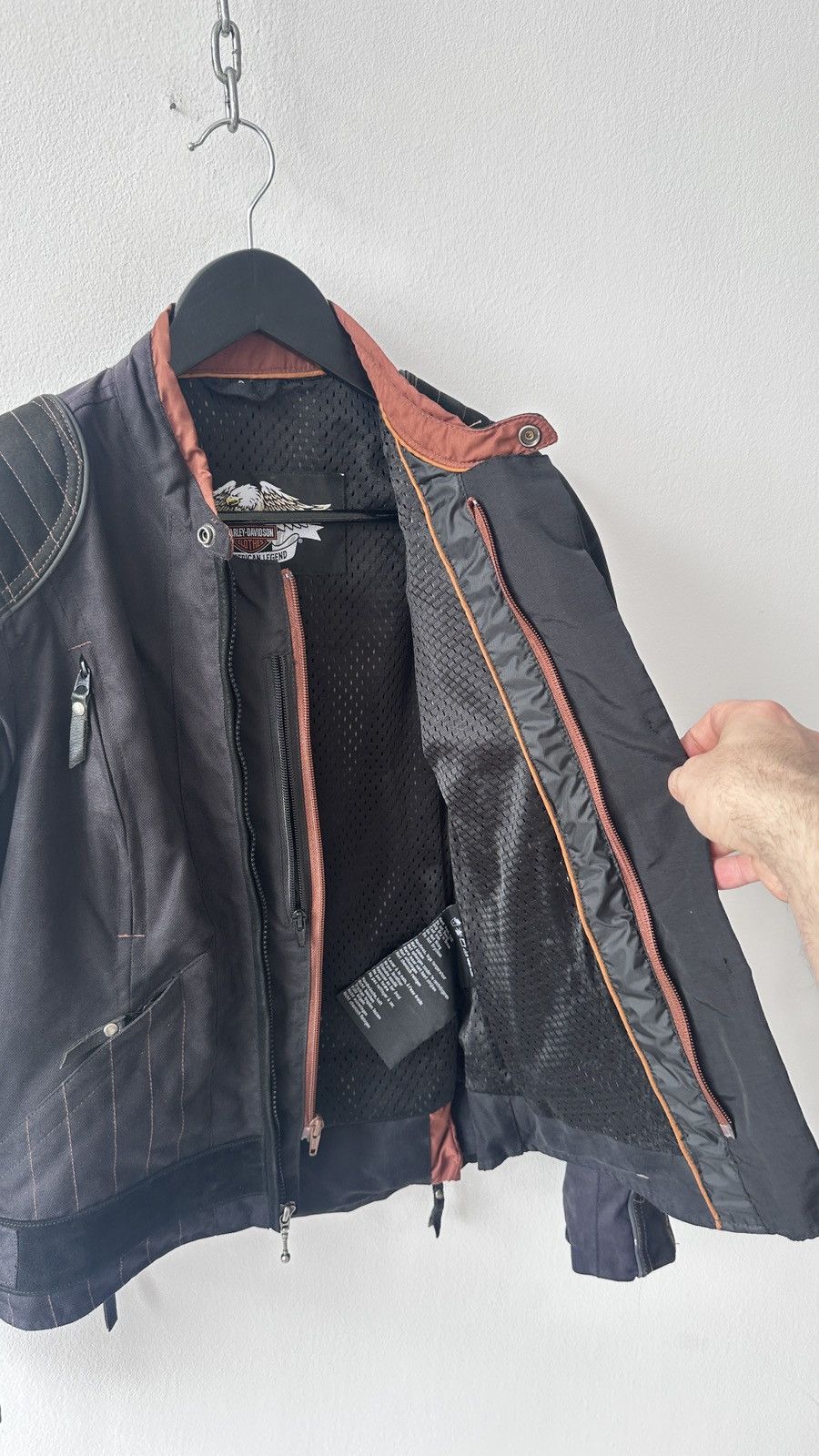 Harley Davidson Harley-Davidson Archival Moto Jacket Black/Copper Embroidery Size S / US 4 / IT 40 - 22 Thumbnail