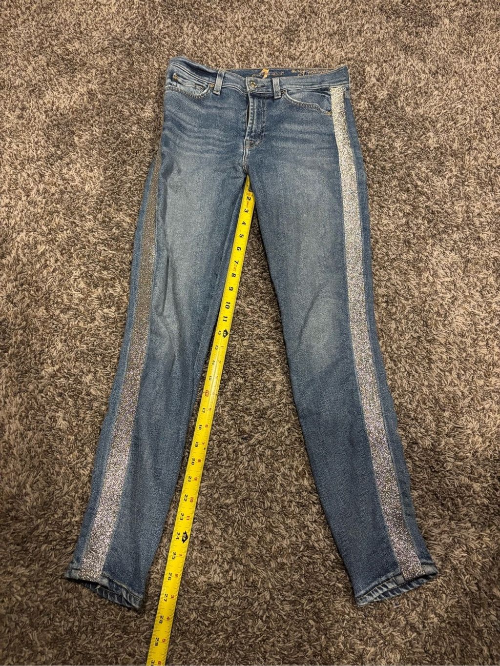 7 For All Mankind 7 For All Mankind Women's Skinny Jeans Size 27" / US 4 / IT 40 - 4 Thumbnail