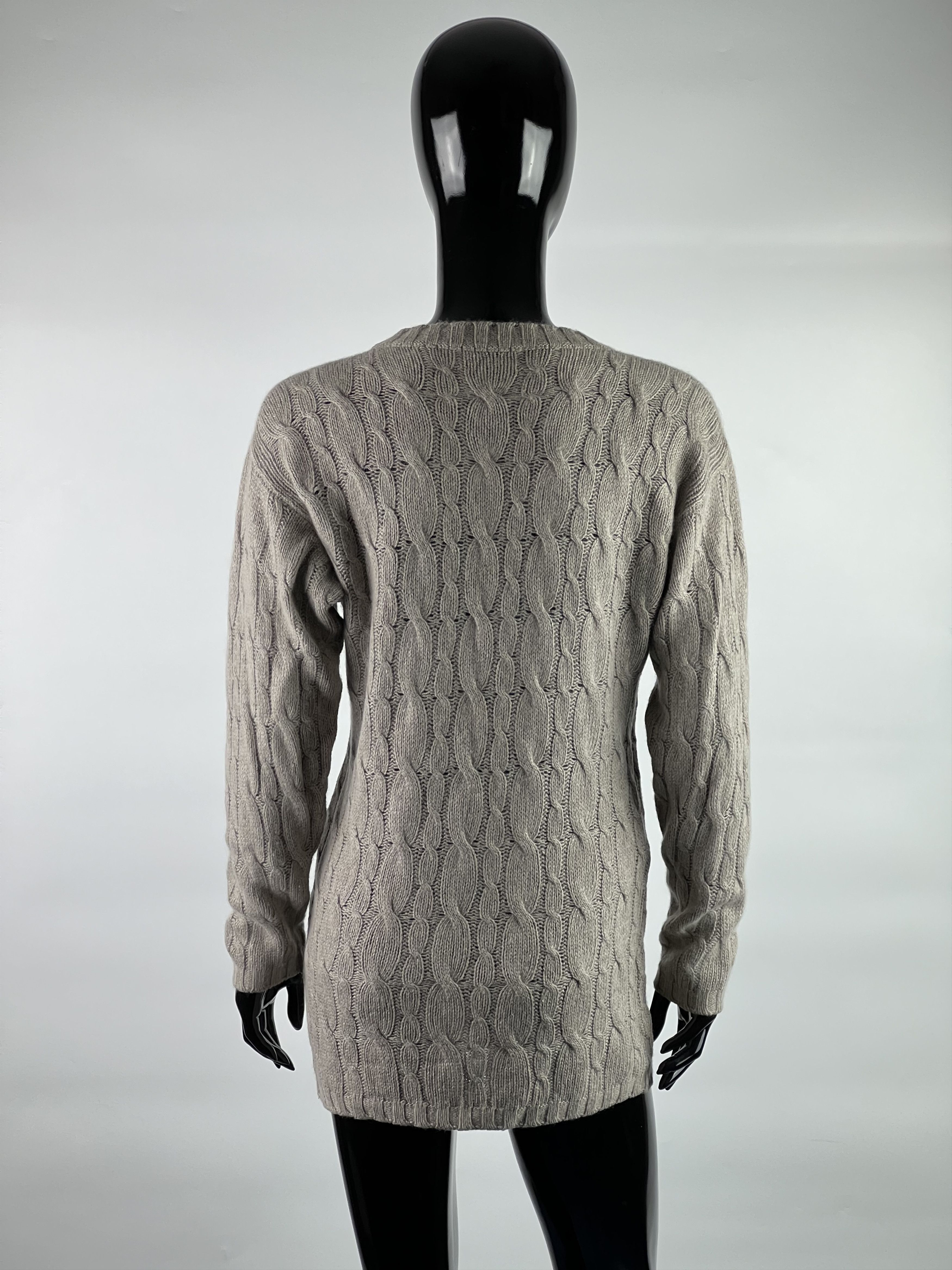 Aspesi Aspesi Basic Women's Cable Knit Cashmere Sweater Size S Size S / US 4 / IT 40 - 3 Thumbnail